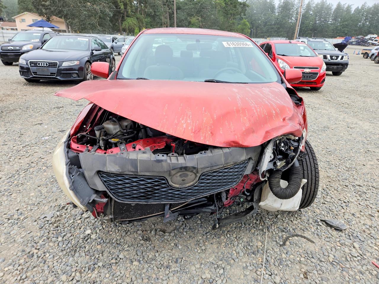 2009 Toyota Corolla Le Red vin: JTDBL40E499020876