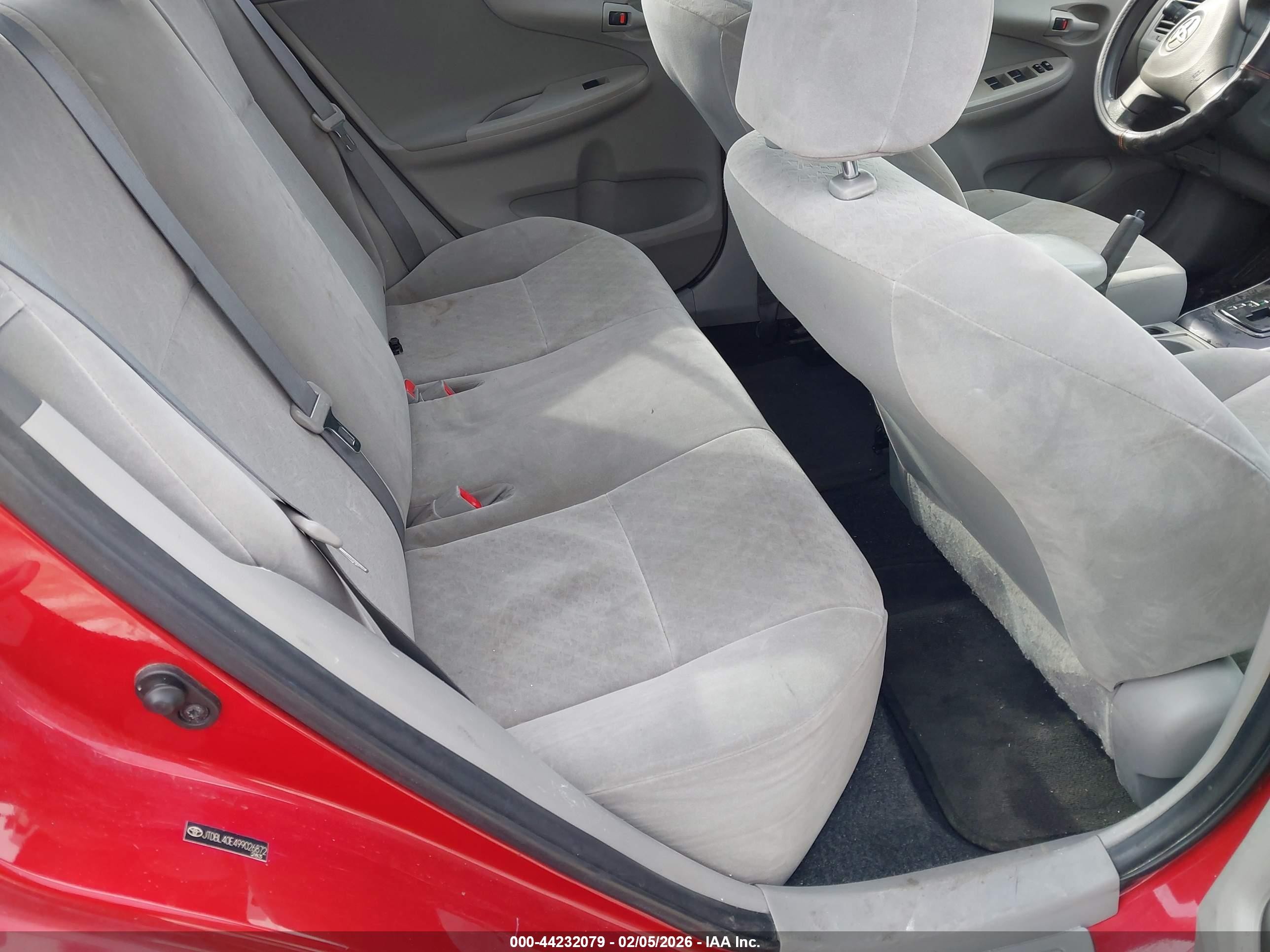 2009 Toyota Corolla Le/xle Red vin: JTDBL40E499026872