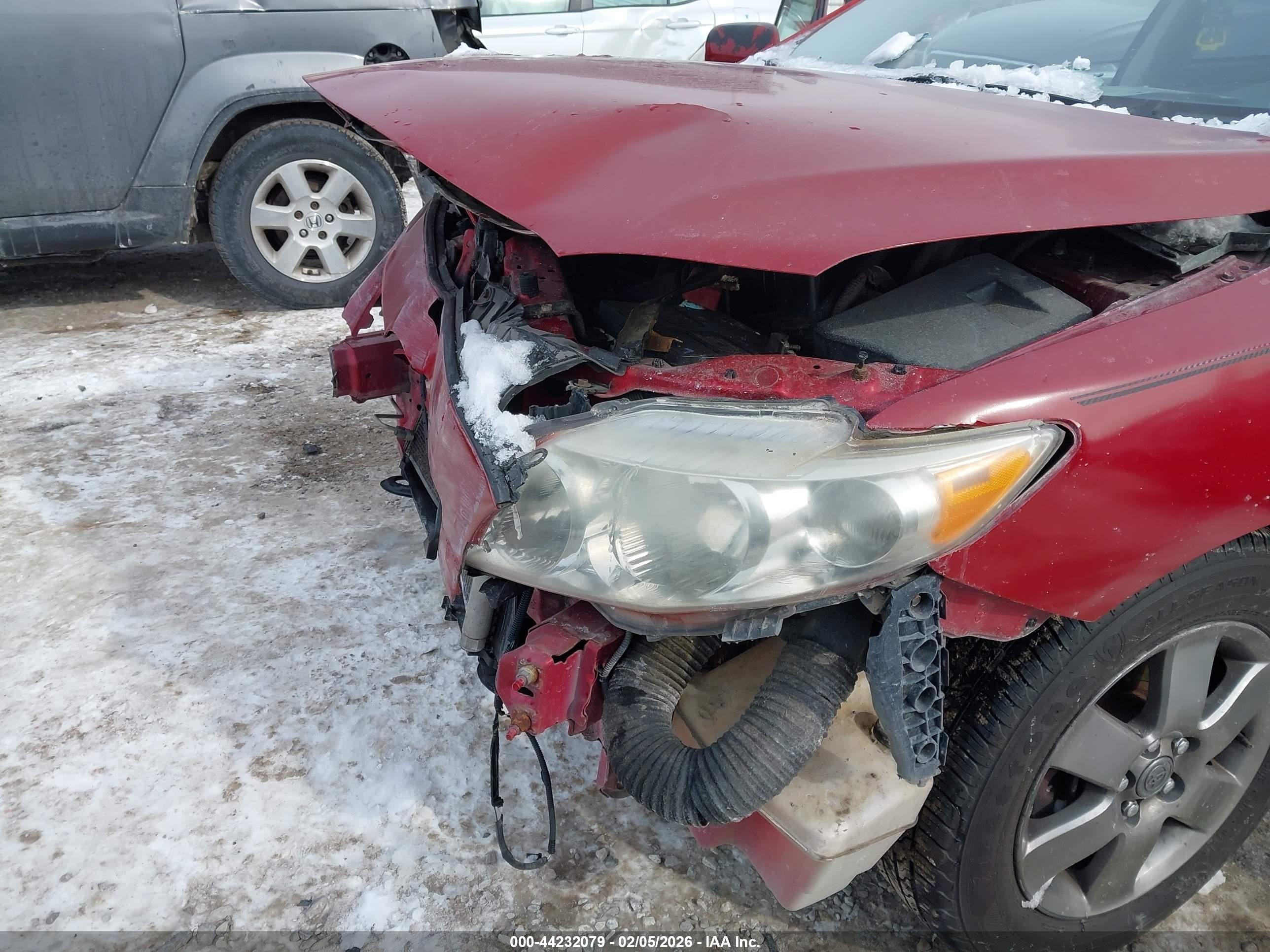 2009 Toyota Corolla Le/xle Red vin: JTDBL40E499026872