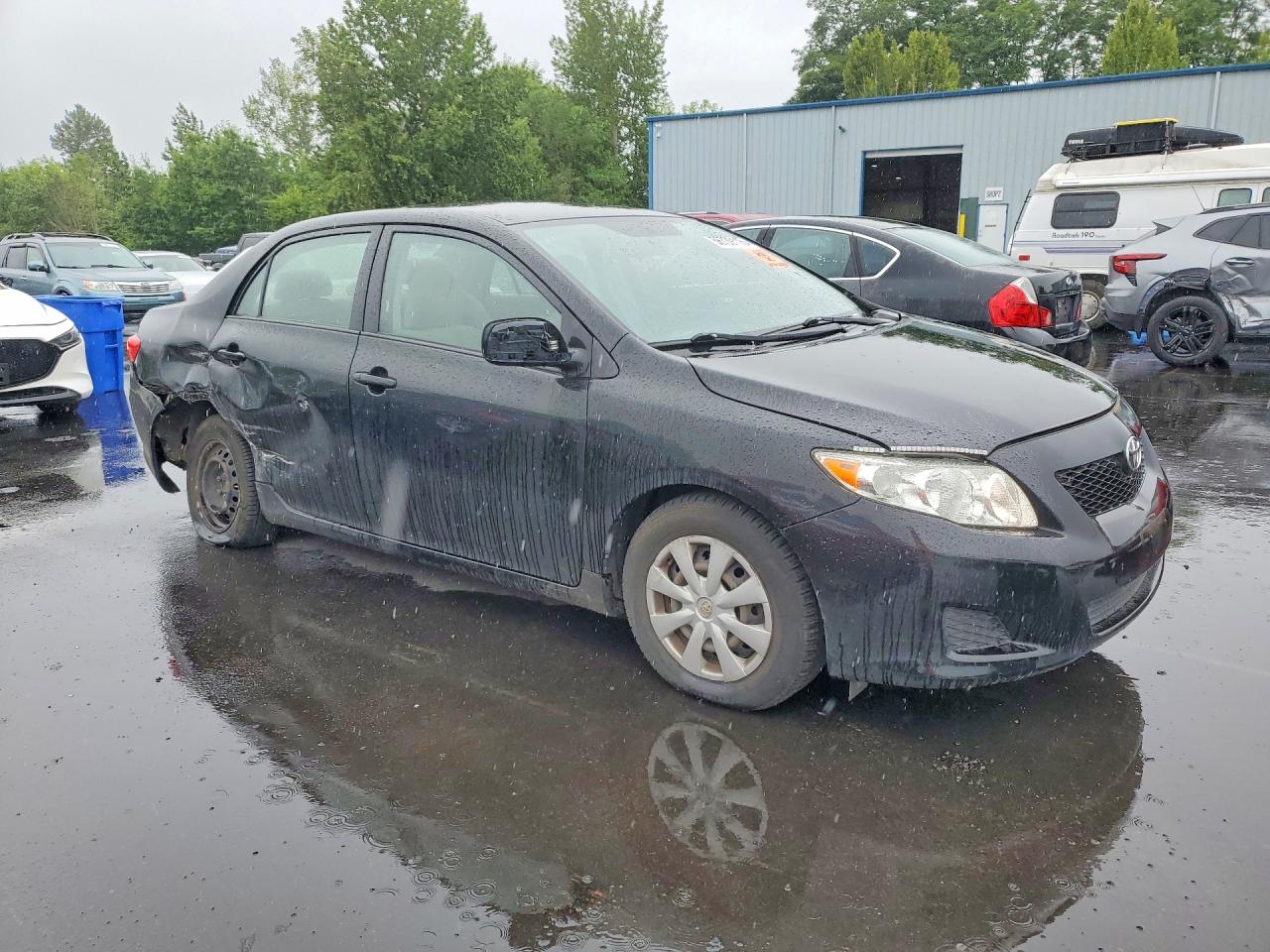 2009 Toyota Corolla Le Black vin: JTDBL40E499065865