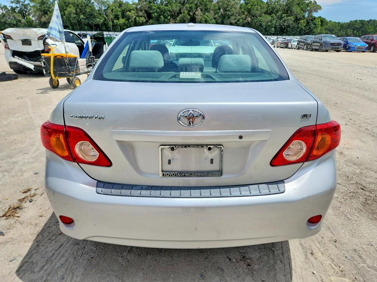 2009 Toyota Corolla Le Silver vin: JTDBL40E499088014