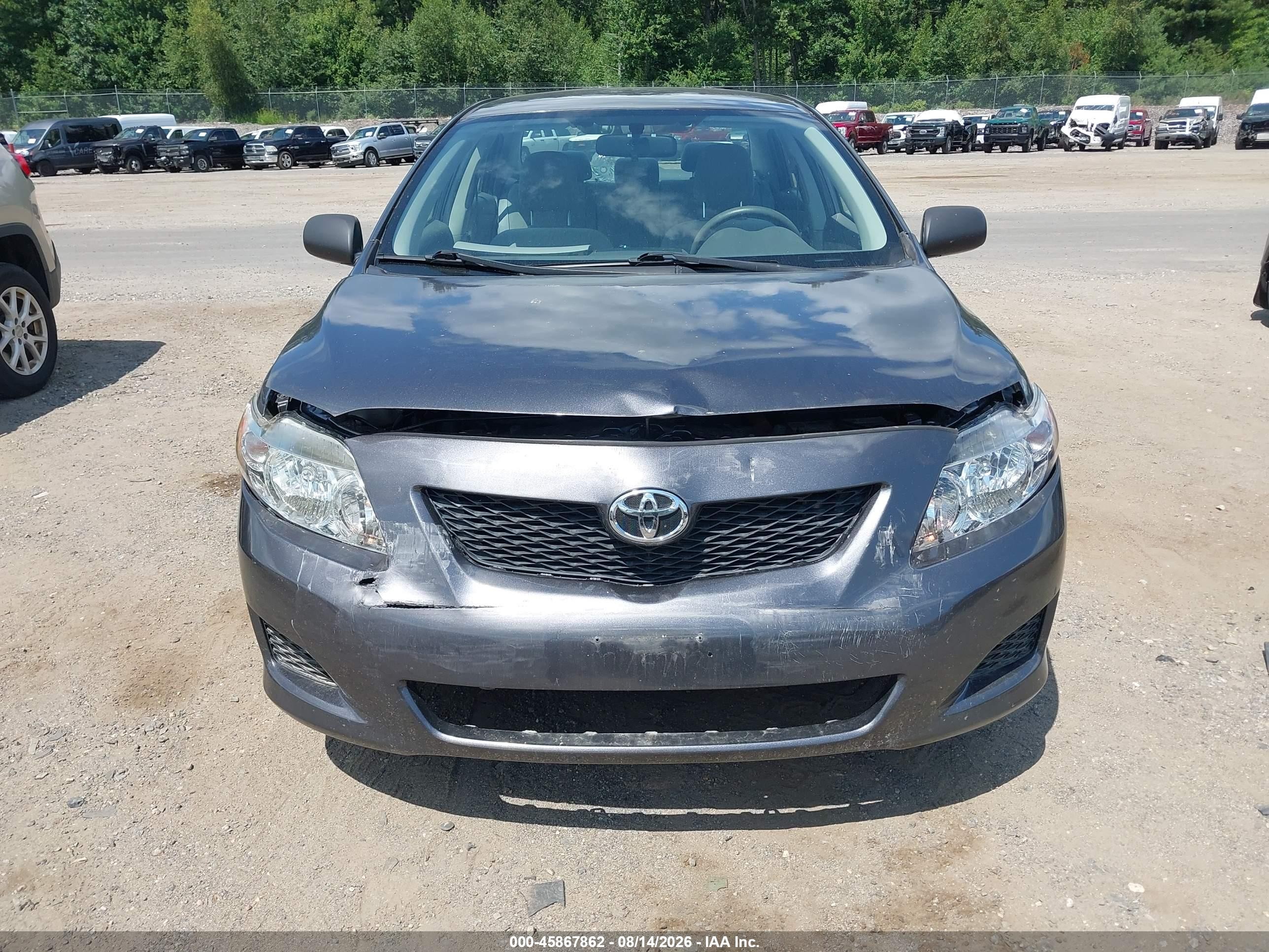 2009 Toyota Corolla   Серый vin: JTDBL40E49J051964