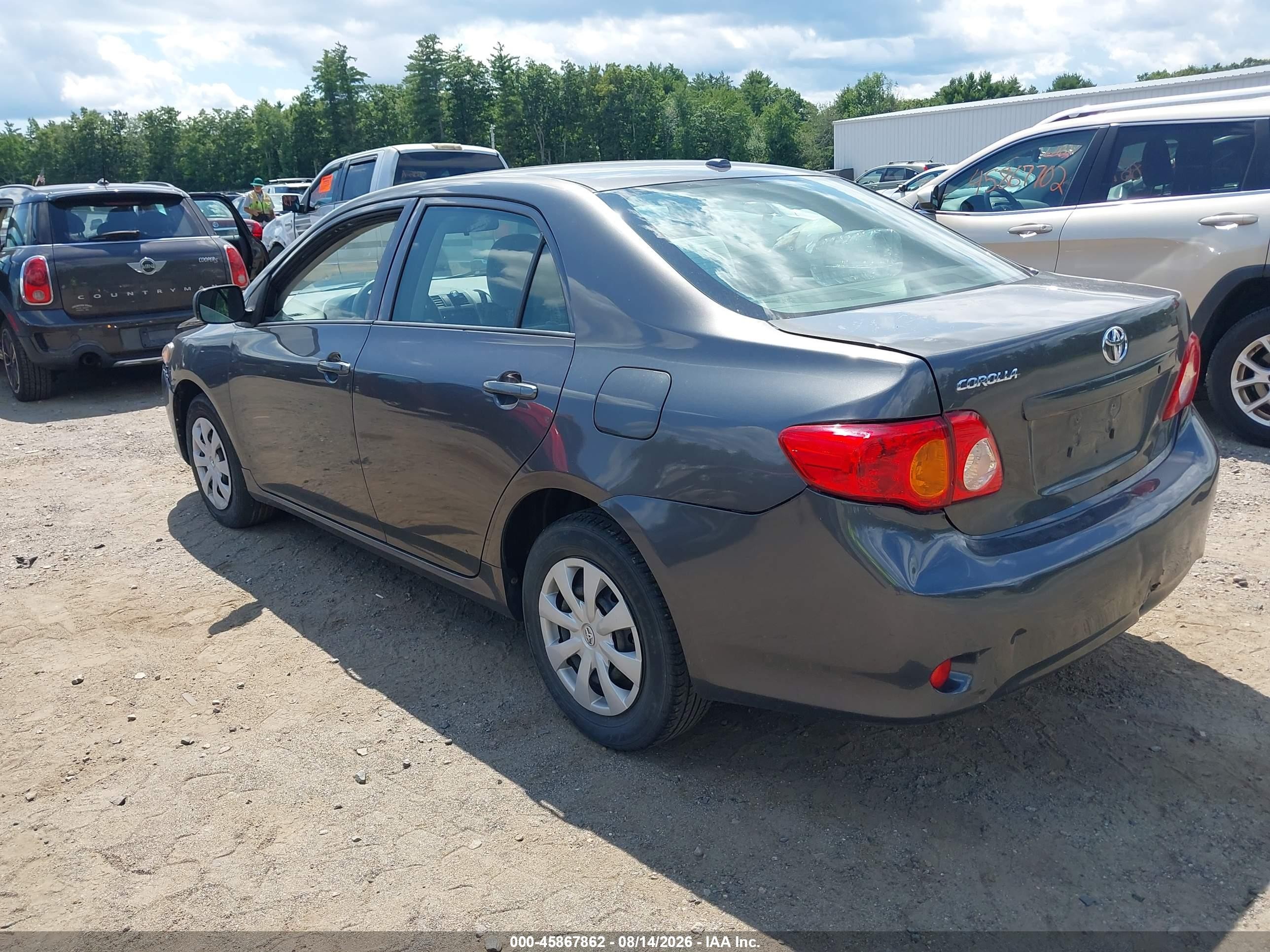 2009 Toyota Corolla   Серый vin: JTDBL40E49J051964