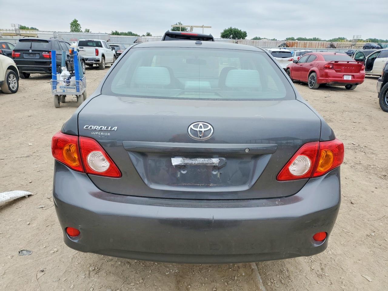 2009 Toyota Corolla Base Gray vin: JTDBL40E599019199