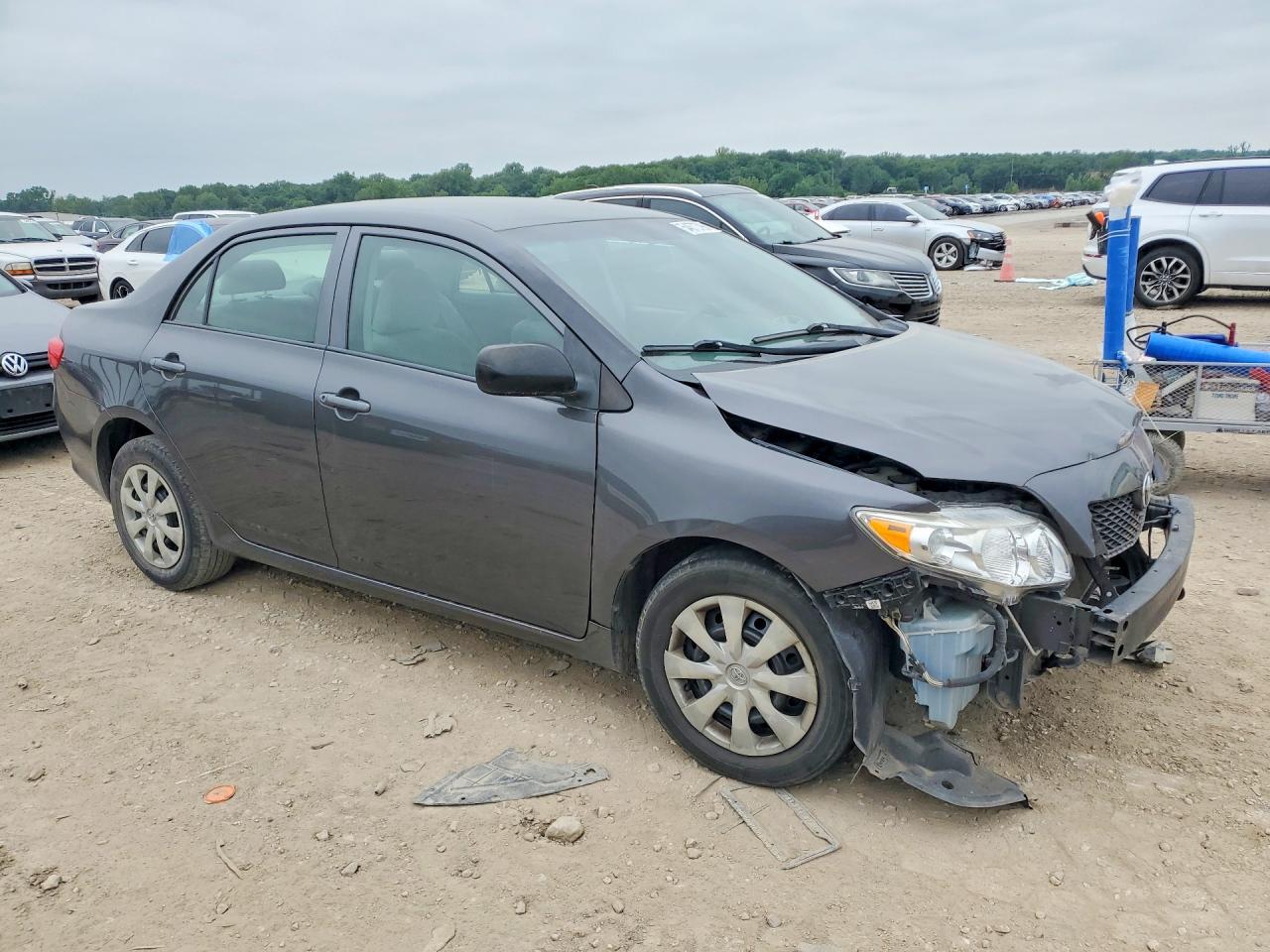 2009 Toyota Corolla Base Gray vin: JTDBL40E599019199