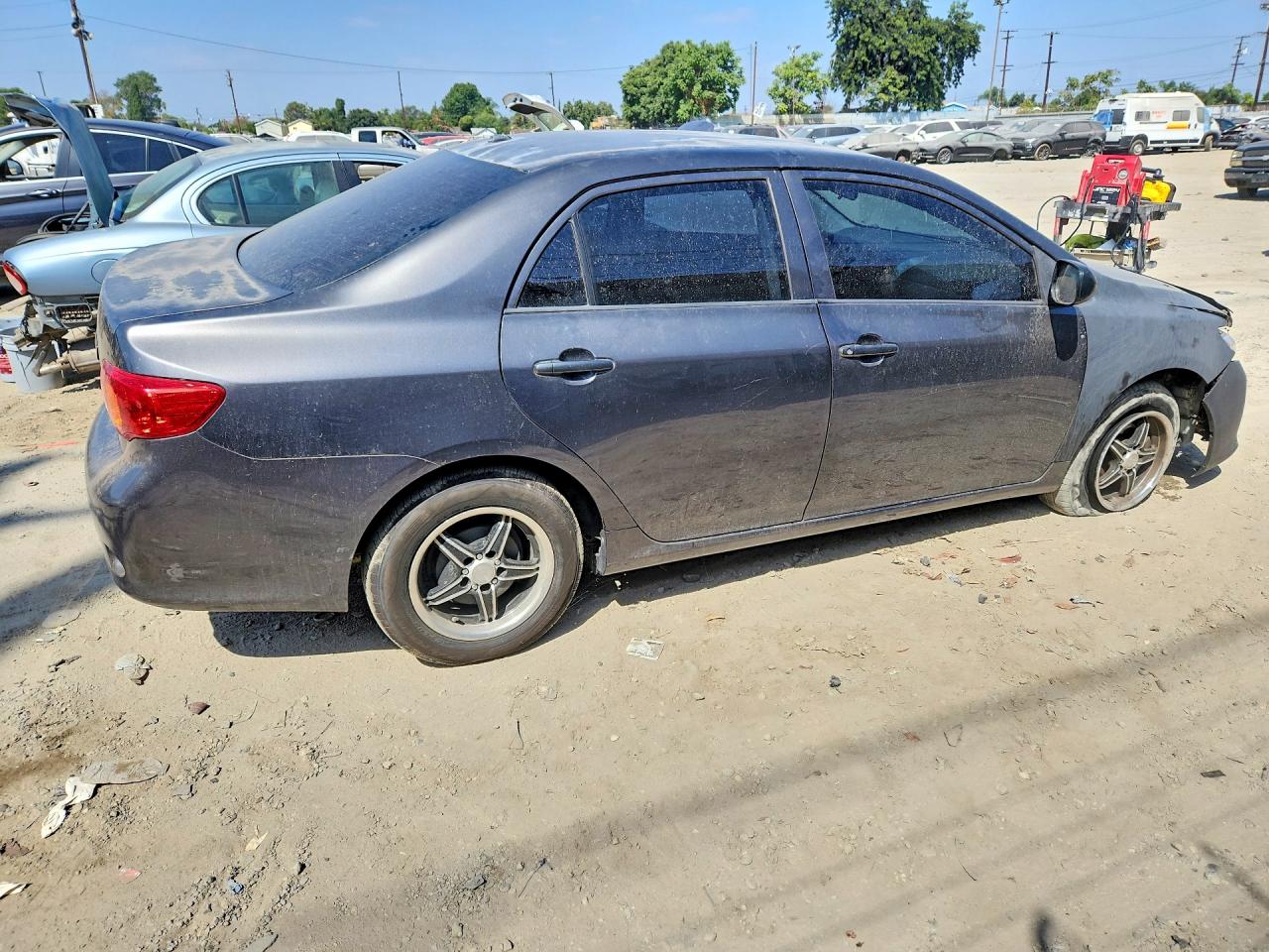2009 Toyota Corolla Gray vin: JTDBL40E599066474