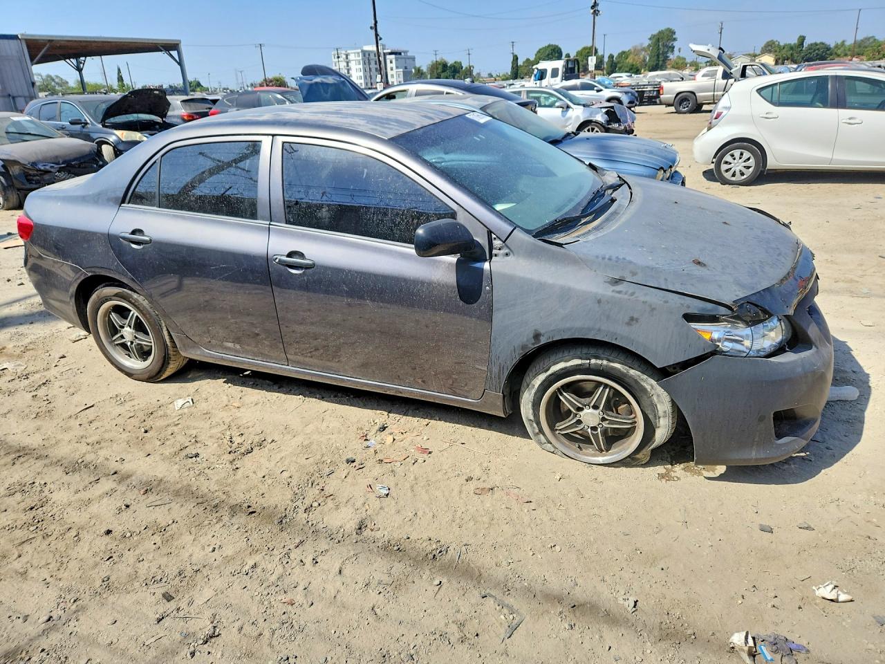 2009 Toyota Corolla Gray vin: JTDBL40E599066474