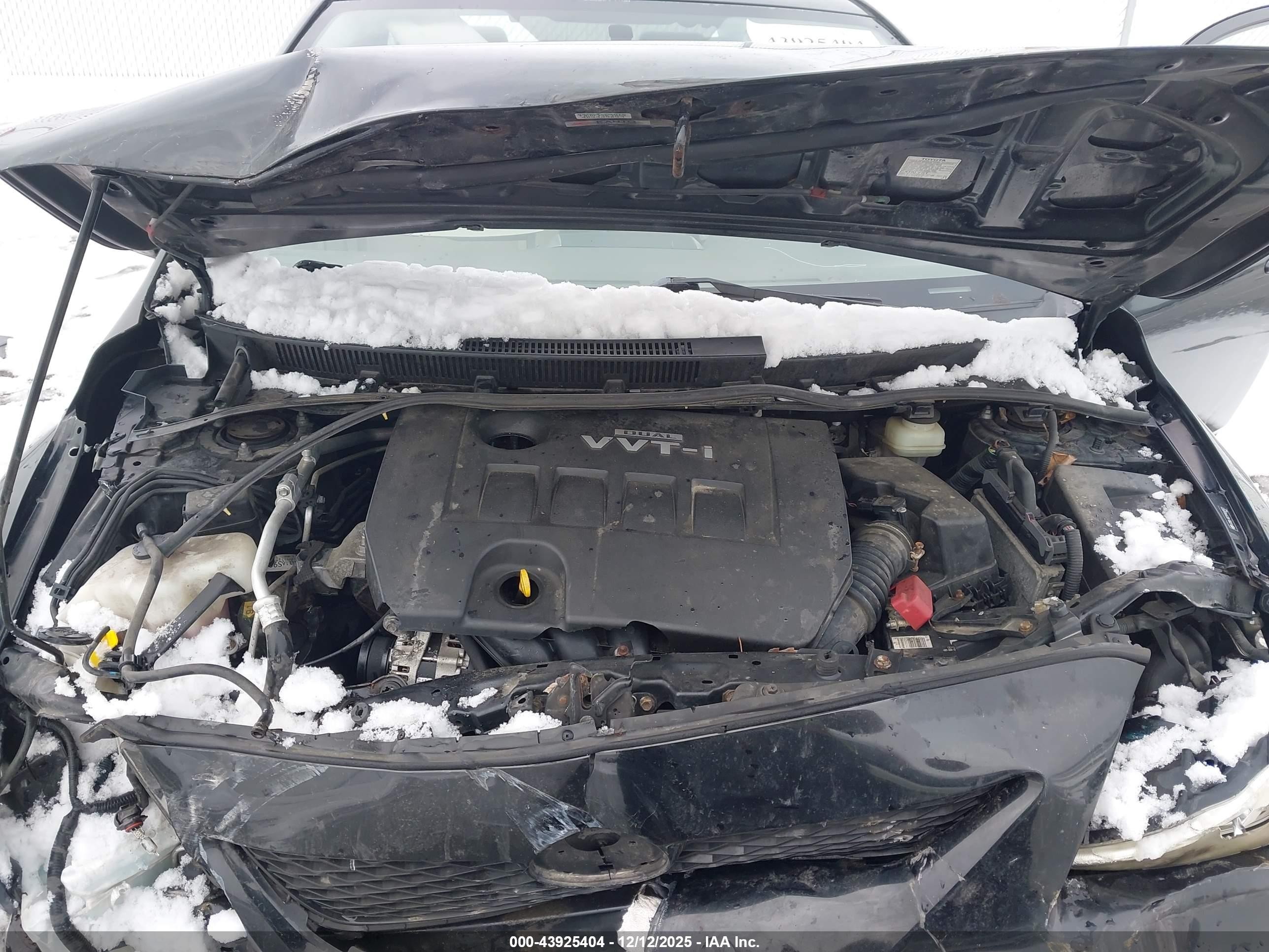 2009 Toyota Corolla Le Black vin: JTDBL40E599068922