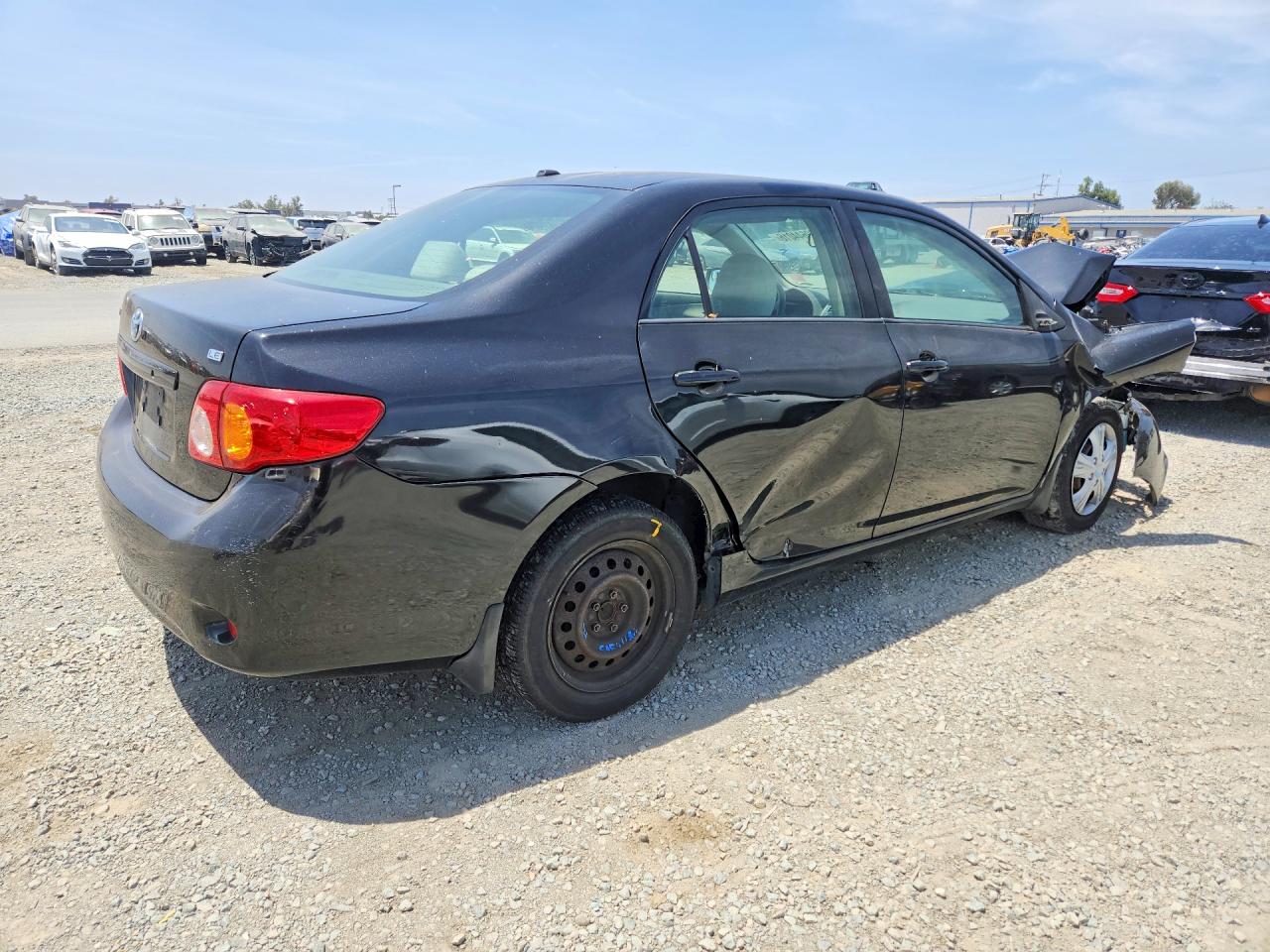 2009 Toyota Corolla Le Black vin: JTDBL40E599078768