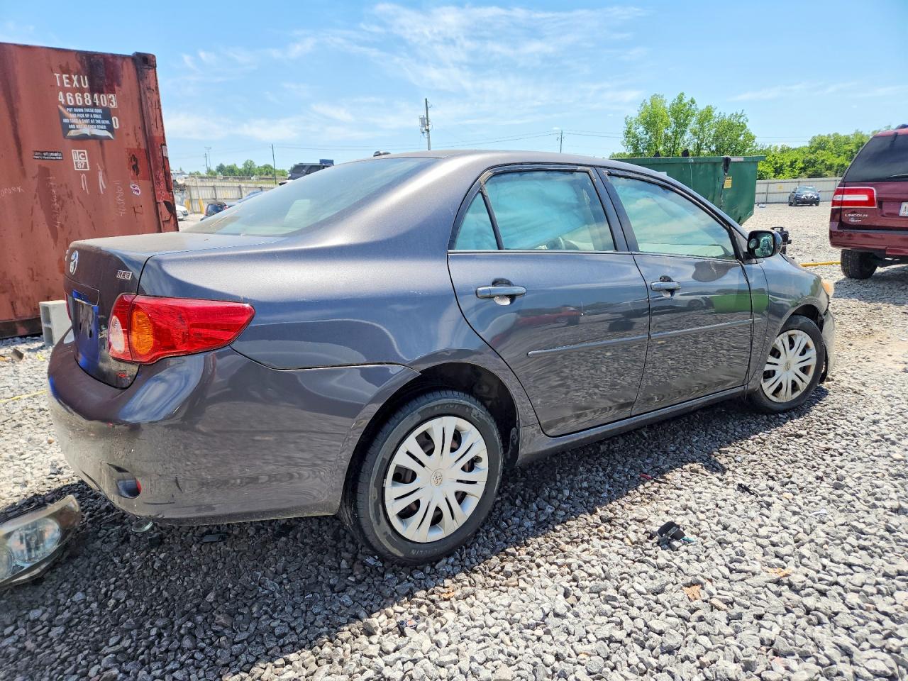 2009 Toyota Corolla Xle Gray vin: JTDBL40E599079676