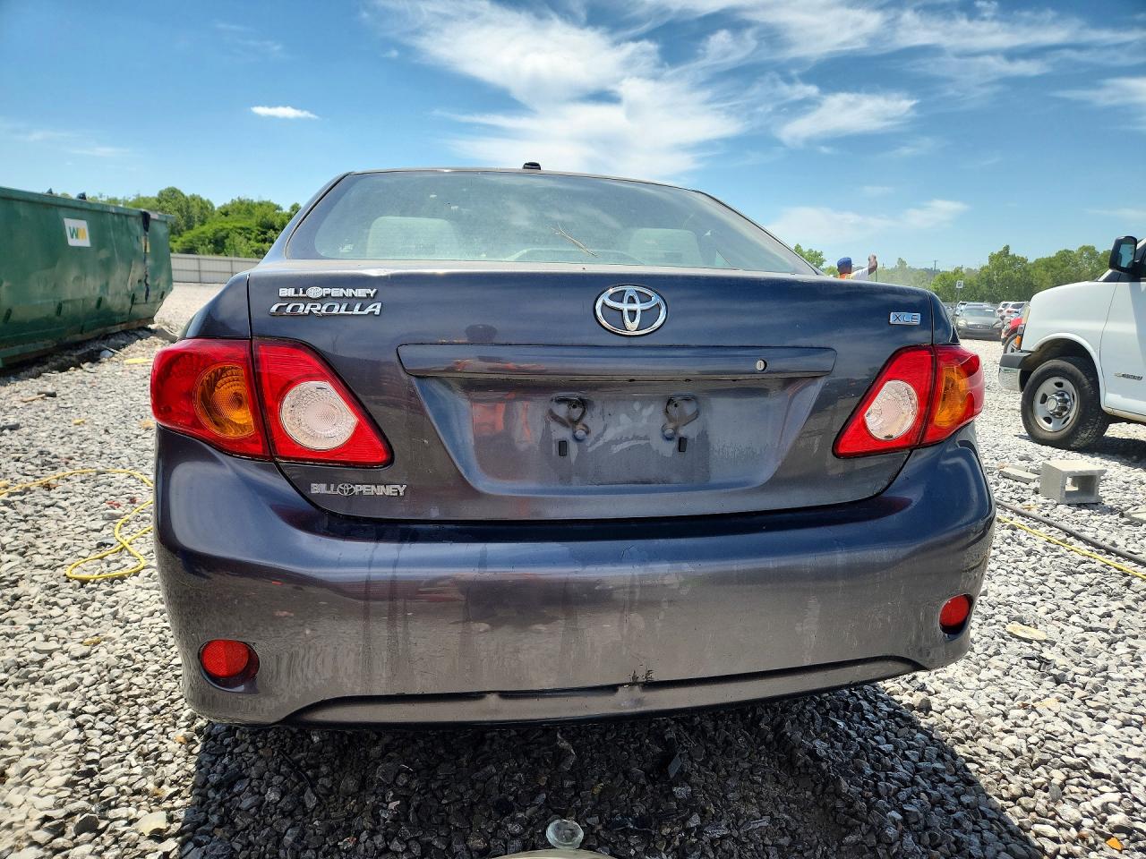 2009 Toyota Corolla Xle Gray vin: JTDBL40E599079676