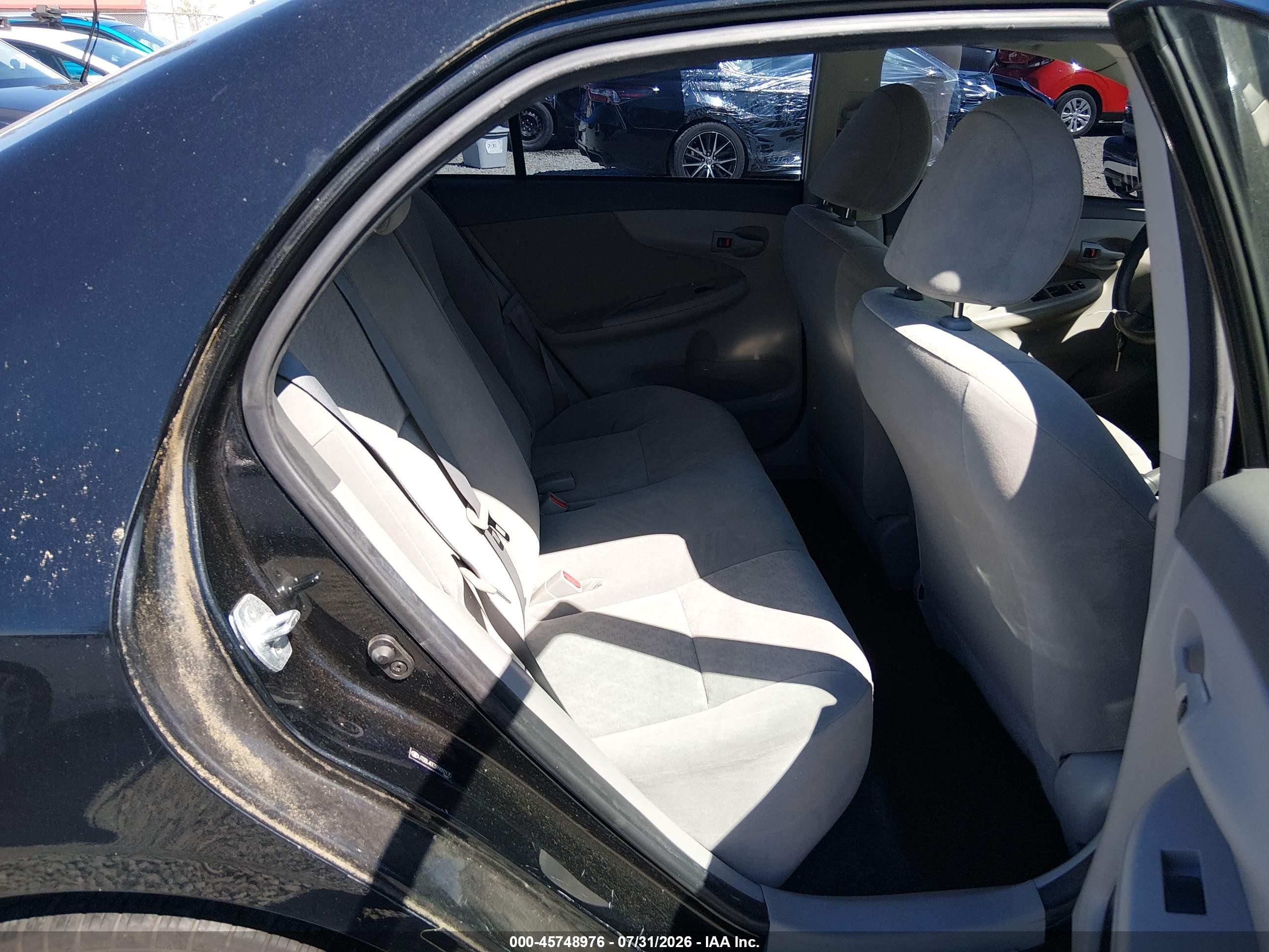 2009 Toyota Corolla Le Black vin: JTDBL40E599092170