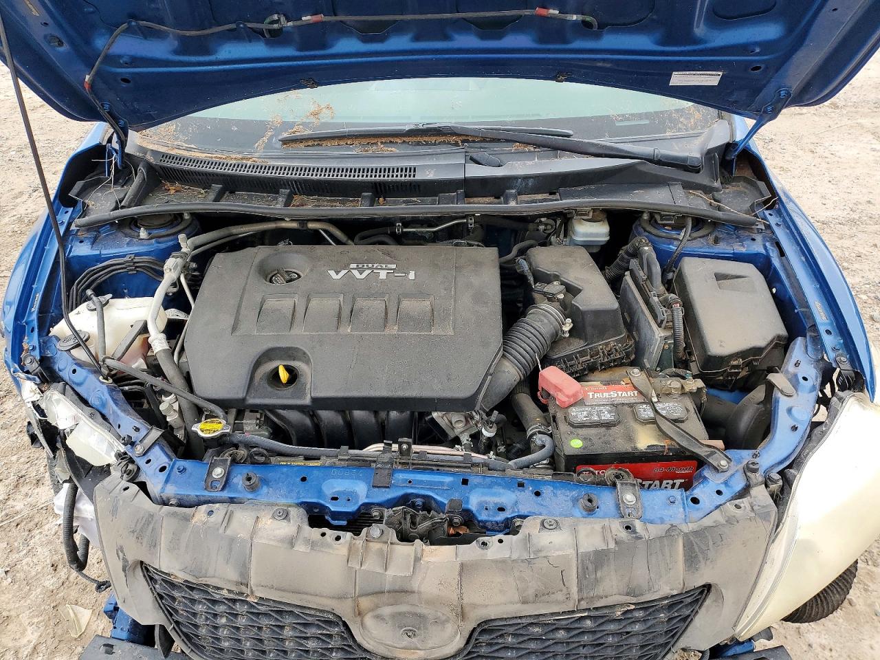 2009 Toyota Corolla Le Blue vin: JTDBL40E599093108