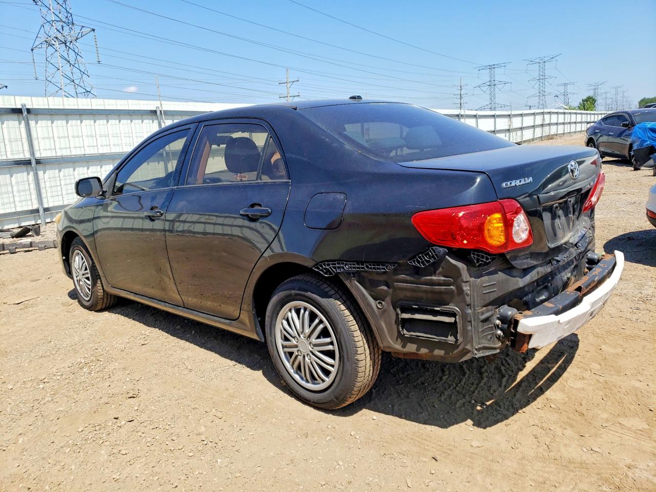 2009 Toyota Corolla Le Черный vin: JTDBL40E59J007245