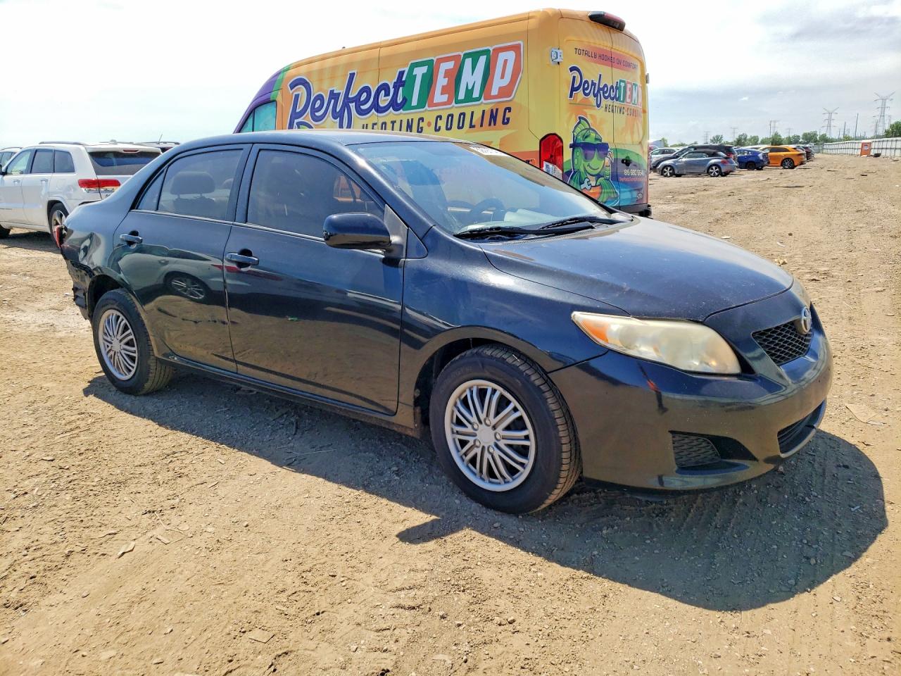 2009 Toyota Corolla Le Черный vin: JTDBL40E59J007245