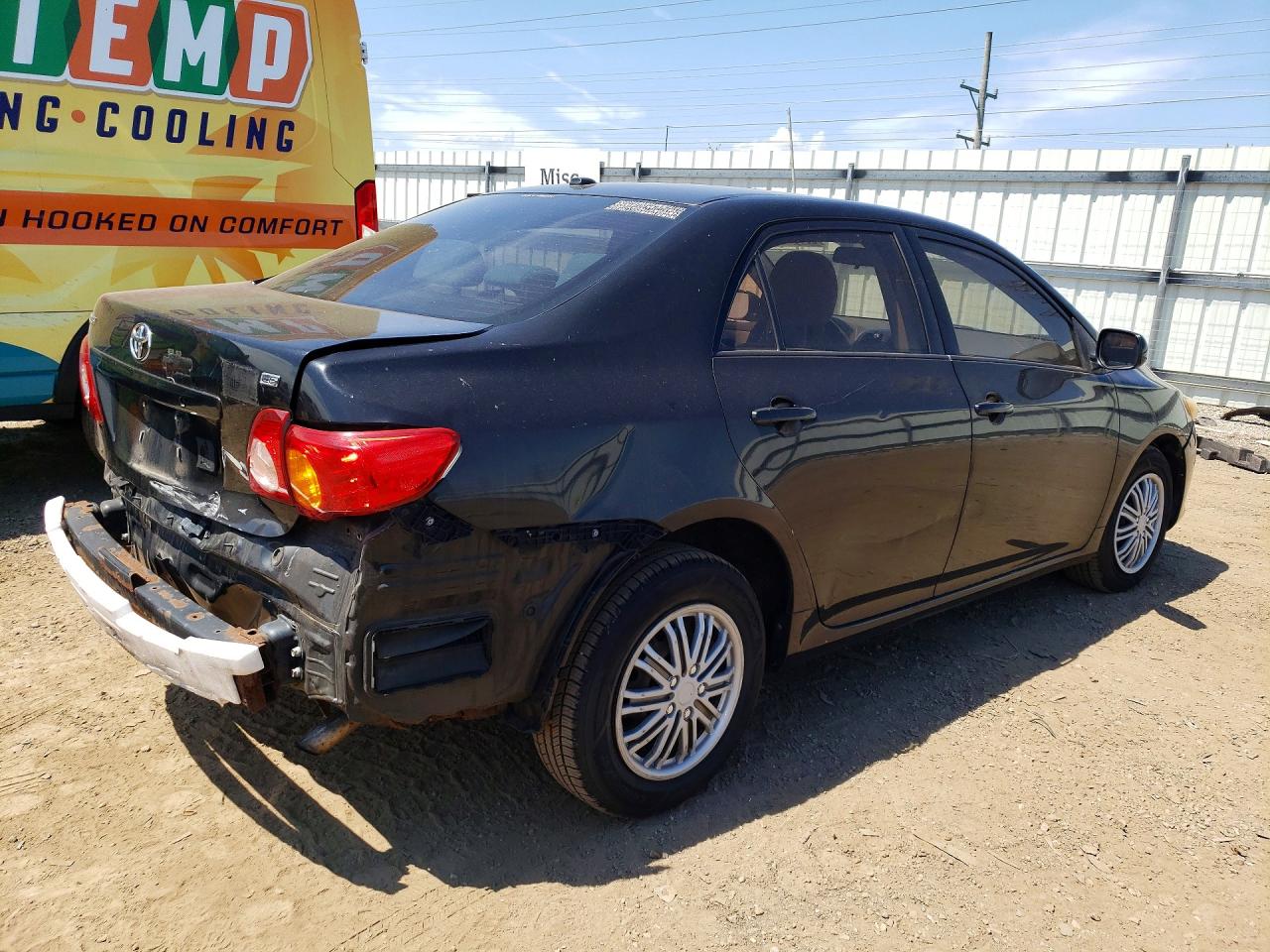 2009 Toyota Corolla Le Черный vin: JTDBL40E59J007245