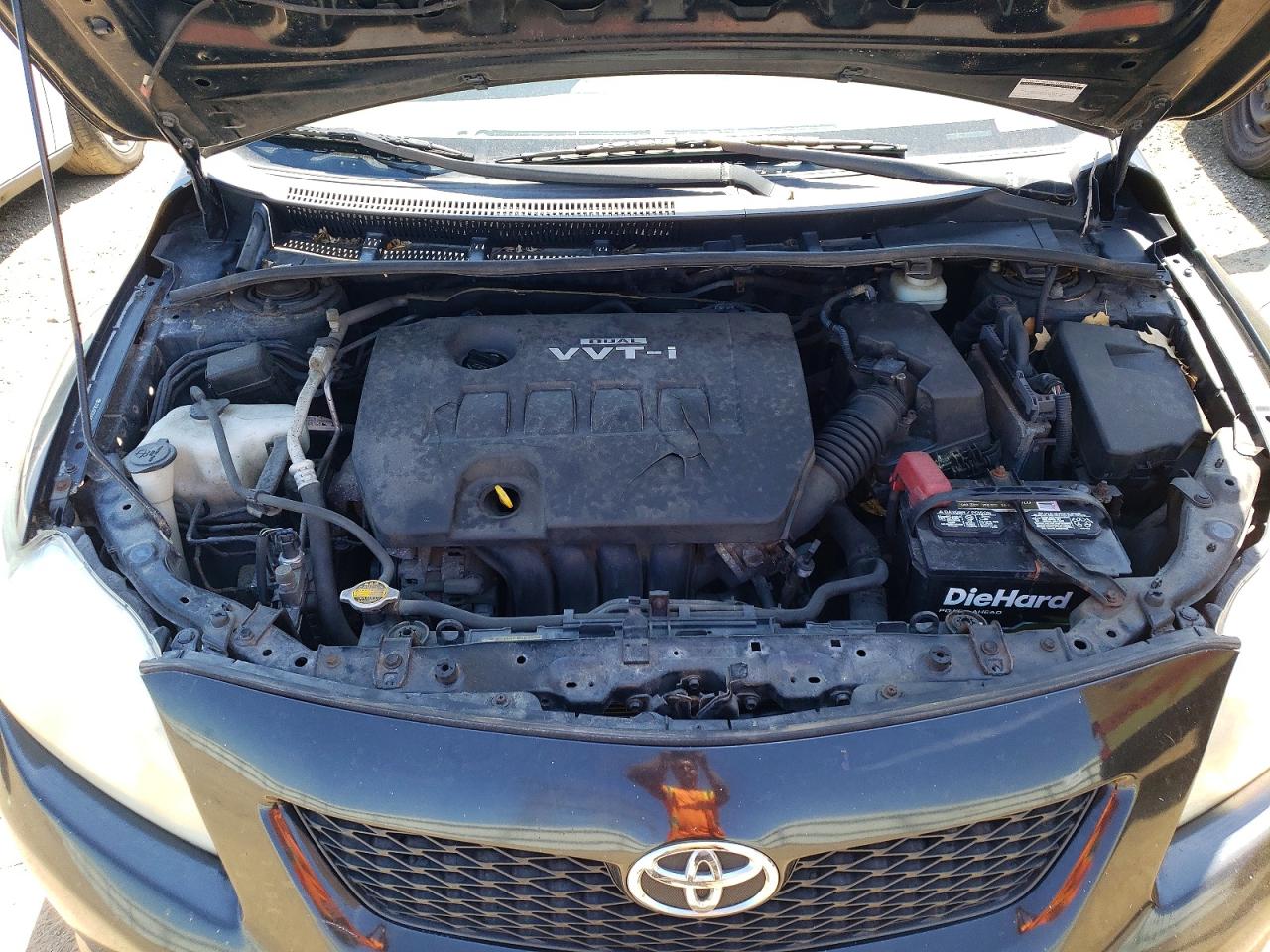 2009 Toyota Corolla Le Черный vin: JTDBL40E59J007245