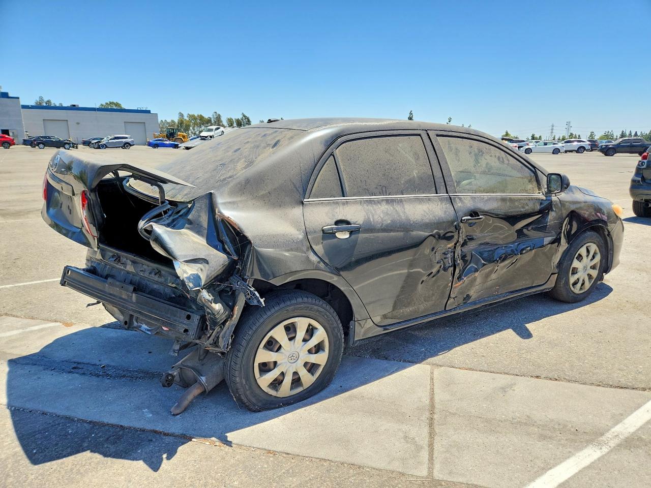 2009 Toyota Corolla Base Black vin: JTDBL40E59J054209
