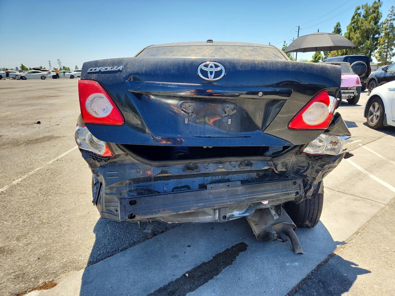 2009 Toyota Corolla Base Black vin: JTDBL40E59J054209
