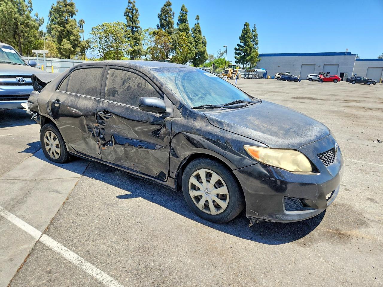 2009 Toyota Corolla Base Black vin: JTDBL40E59J054209