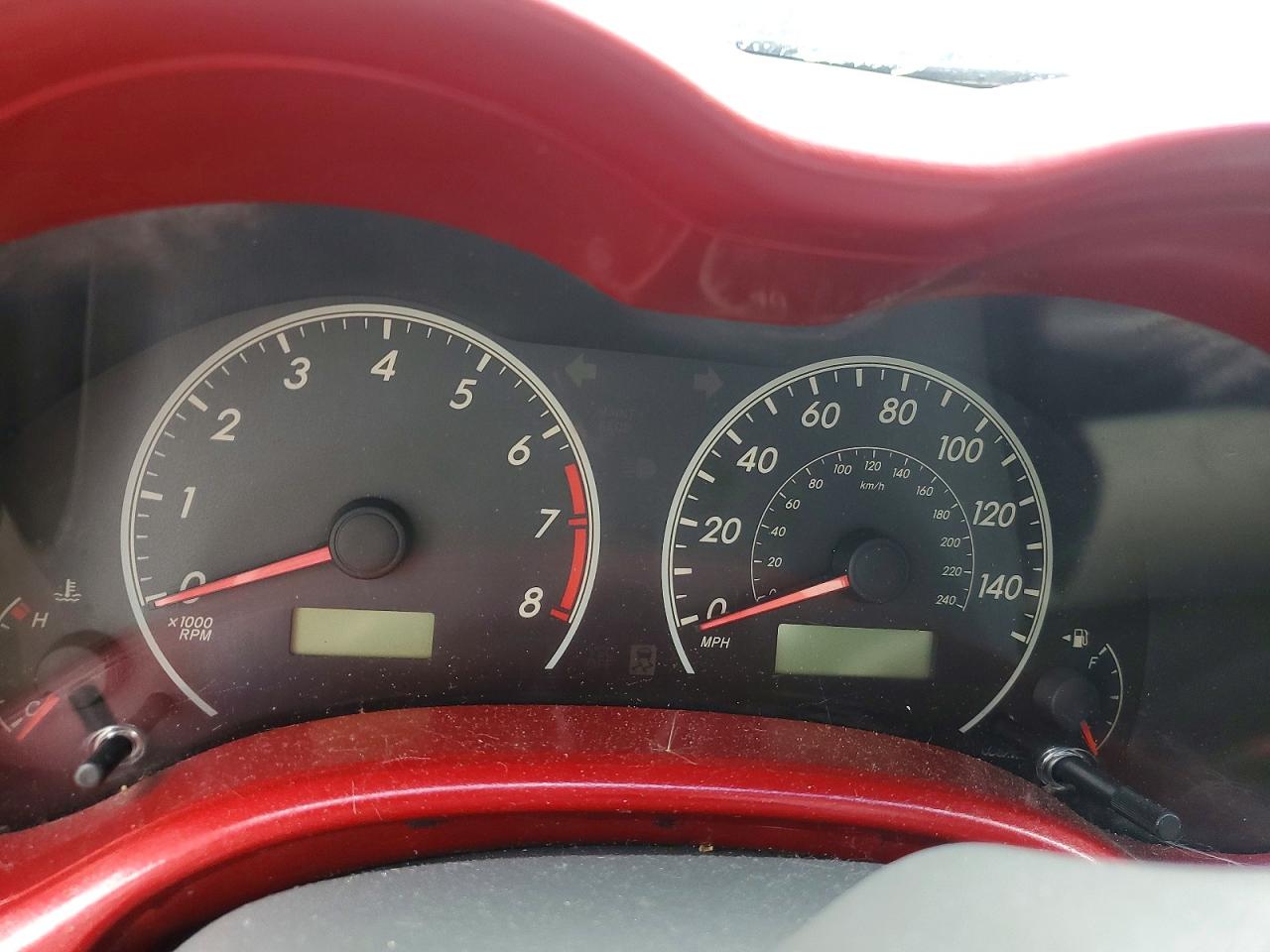 2009 Toyota Corolla Le Red vin: JTDBL40E699032060