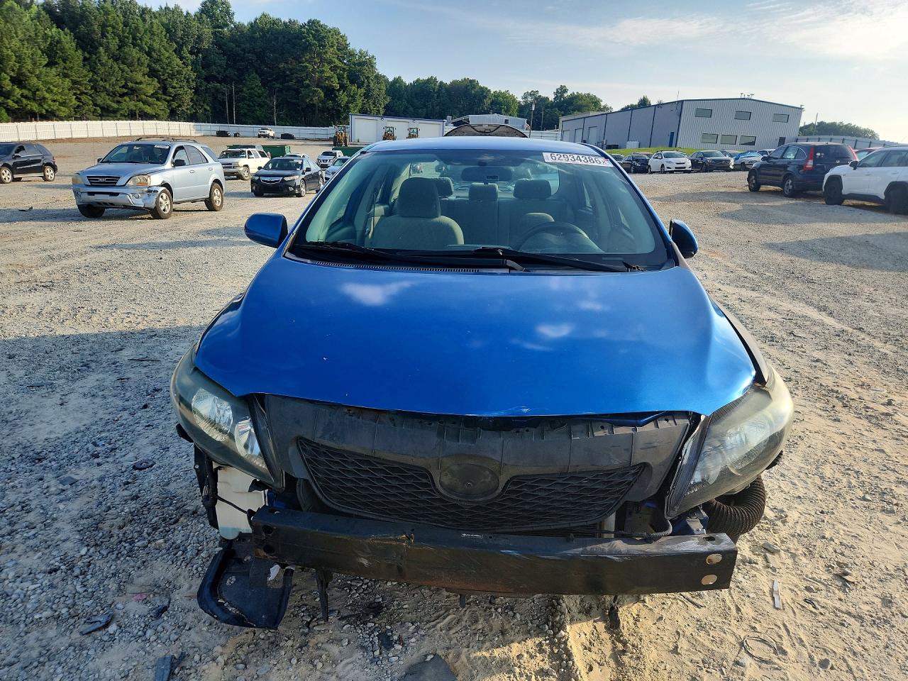 2009 Toyota Corolla Le Синий vin: JTDBL40E699055161