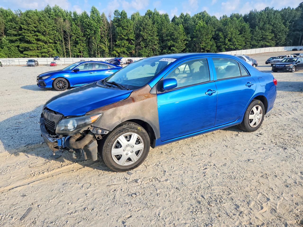 2009 Toyota Corolla Le Blue vin: JTDBL40E699055161