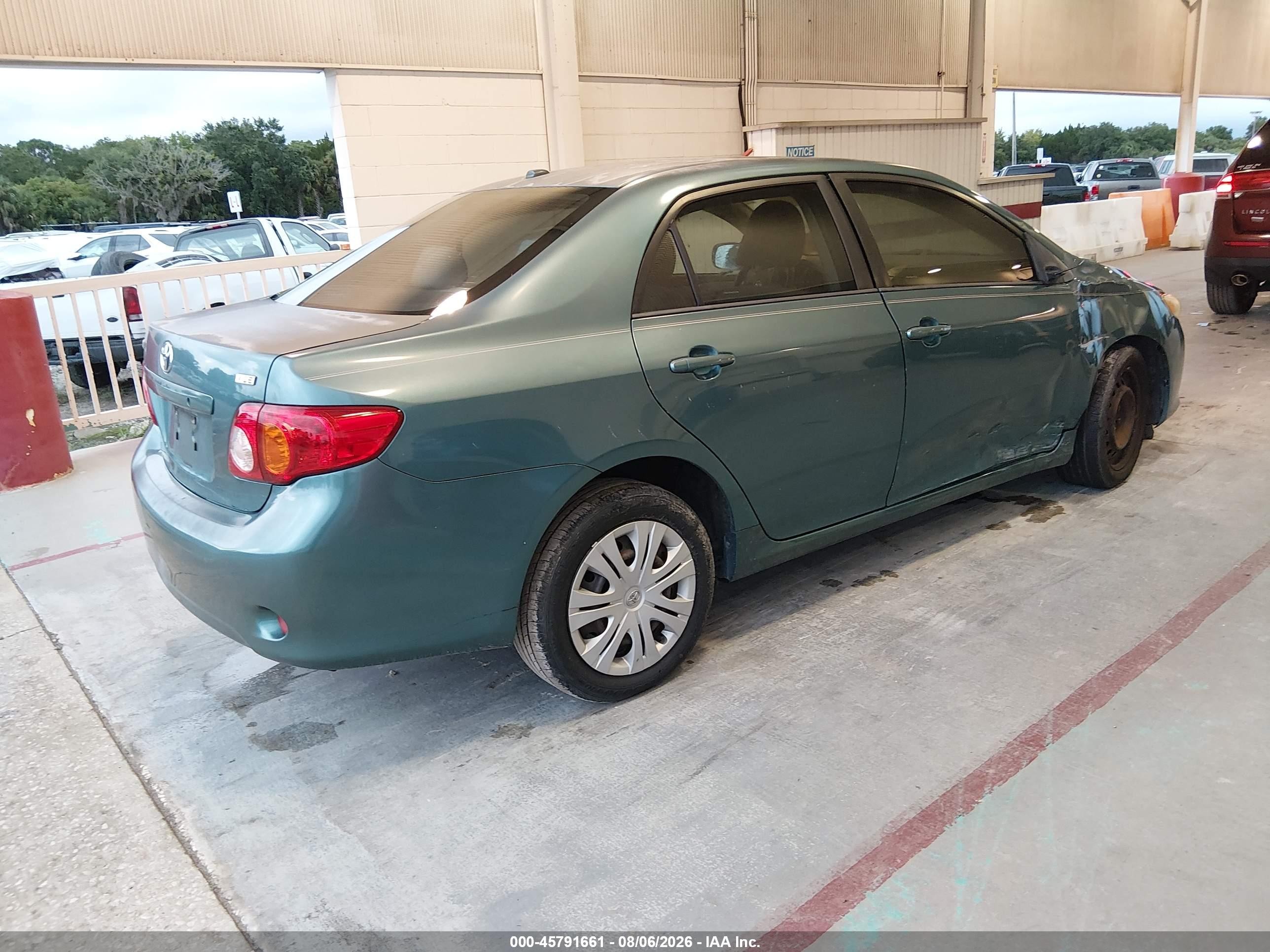 2009 Toyota Corolla Xle Green vin: JTDBL40E699092789