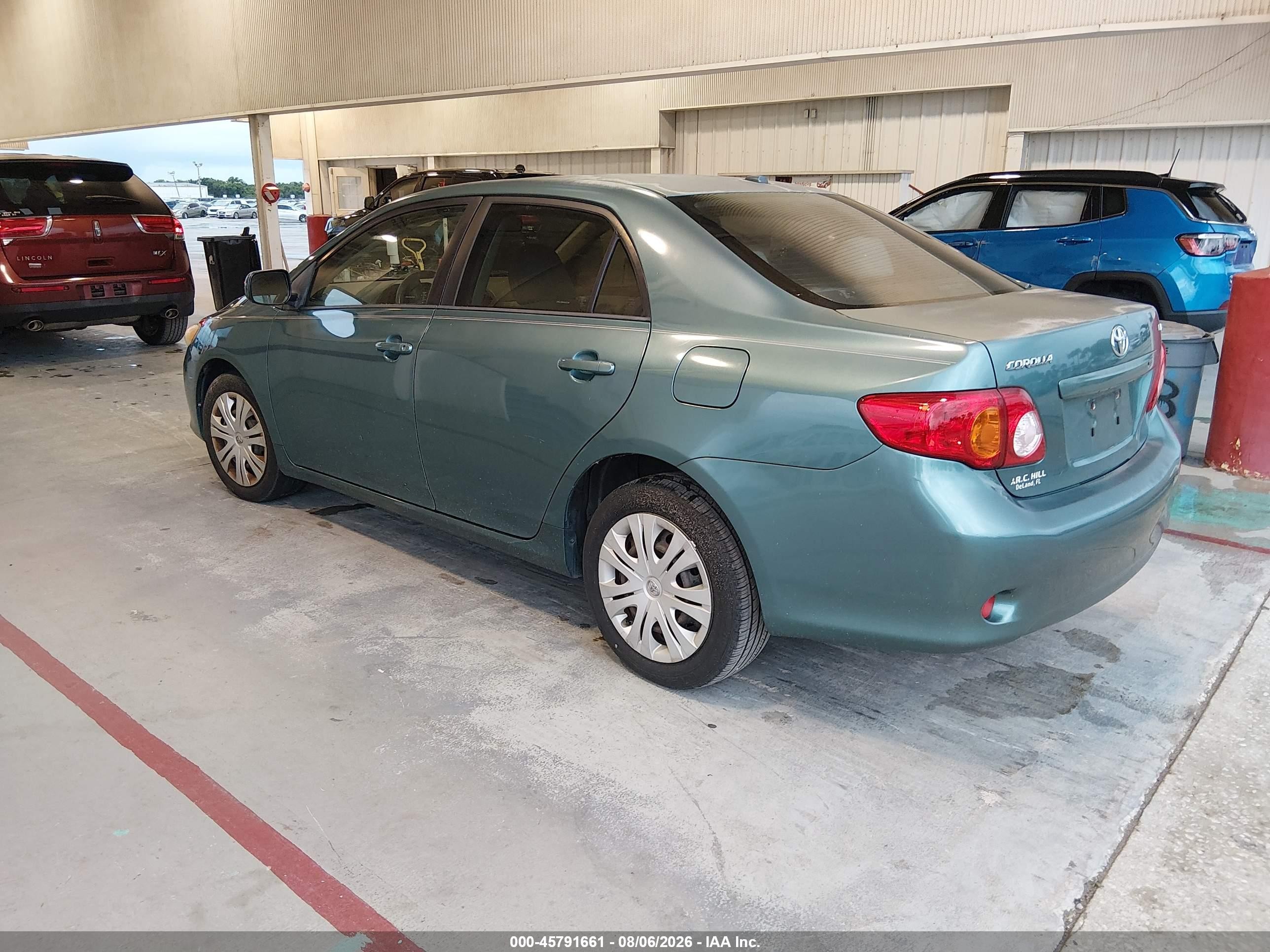 2009 Toyota Corolla Xle Green vin: JTDBL40E699092789