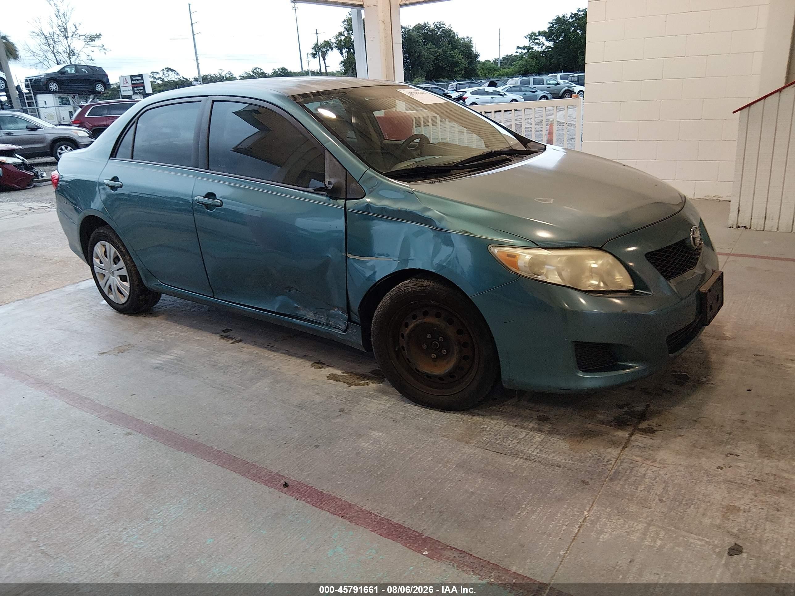 2009 Toyota Corolla Xle Green vin: JTDBL40E699092789