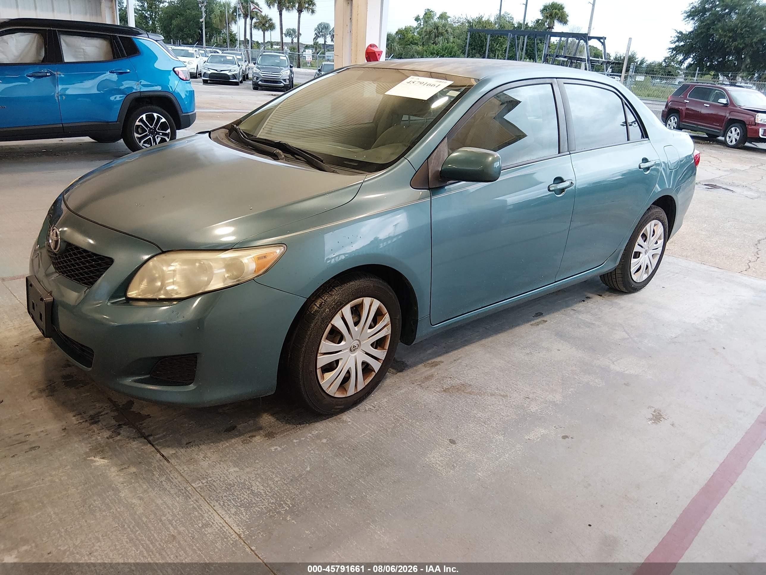 2009 Toyota Corolla Xle Green vin: JTDBL40E699092789