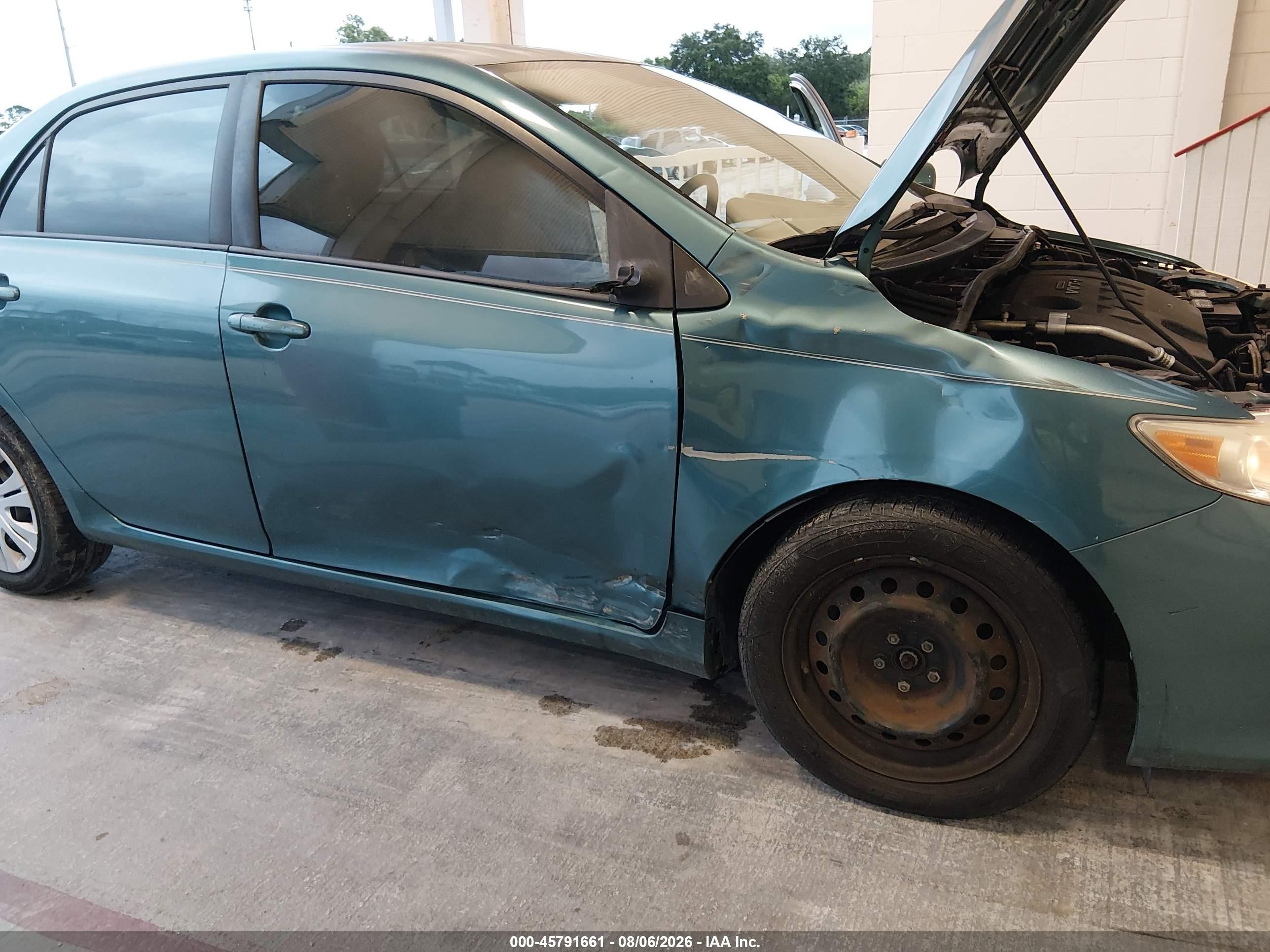 2009 Toyota Corolla Xle Green vin: JTDBL40E699092789
