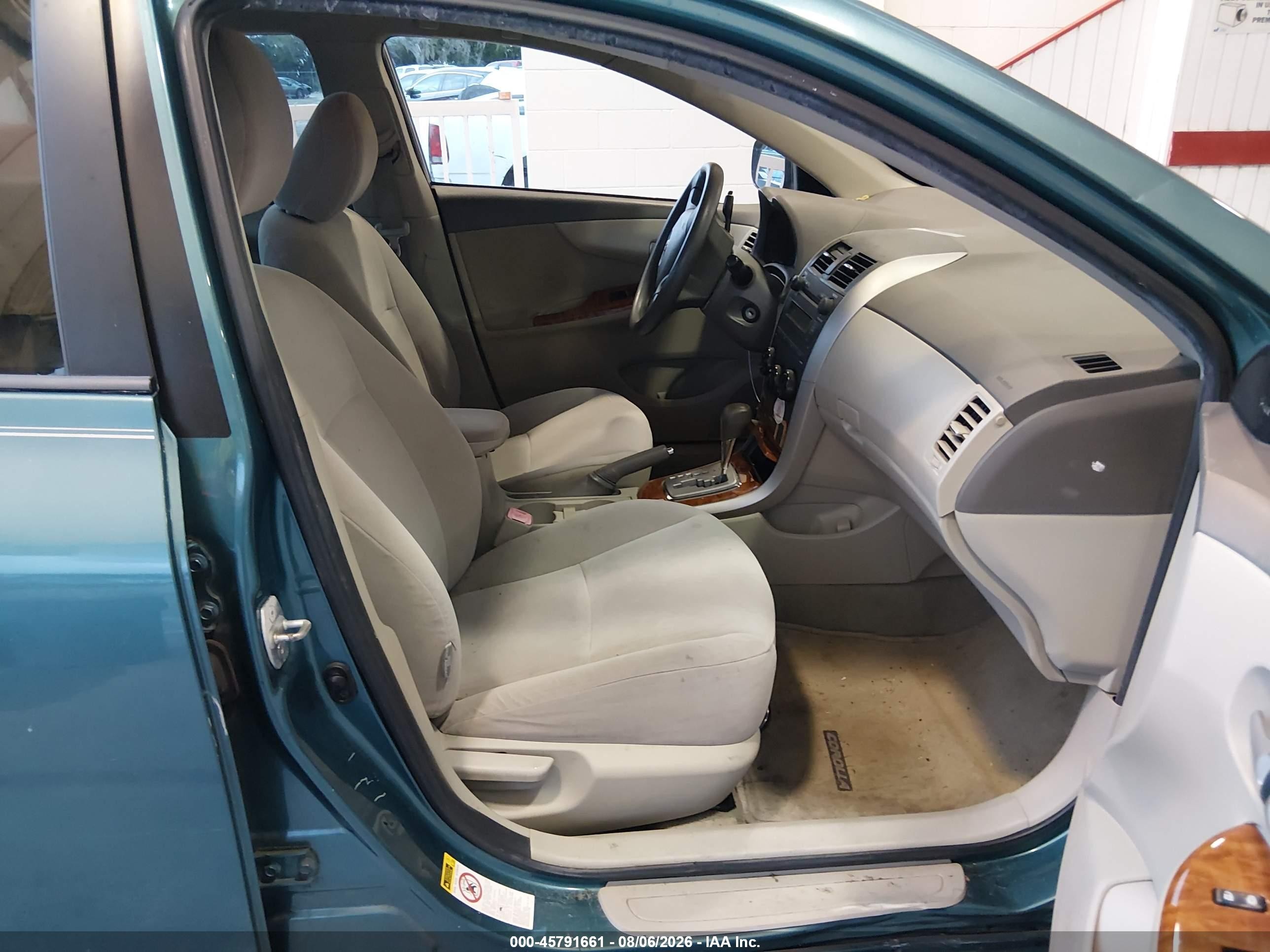 2009 Toyota Corolla Xle Green vin: JTDBL40E699092789