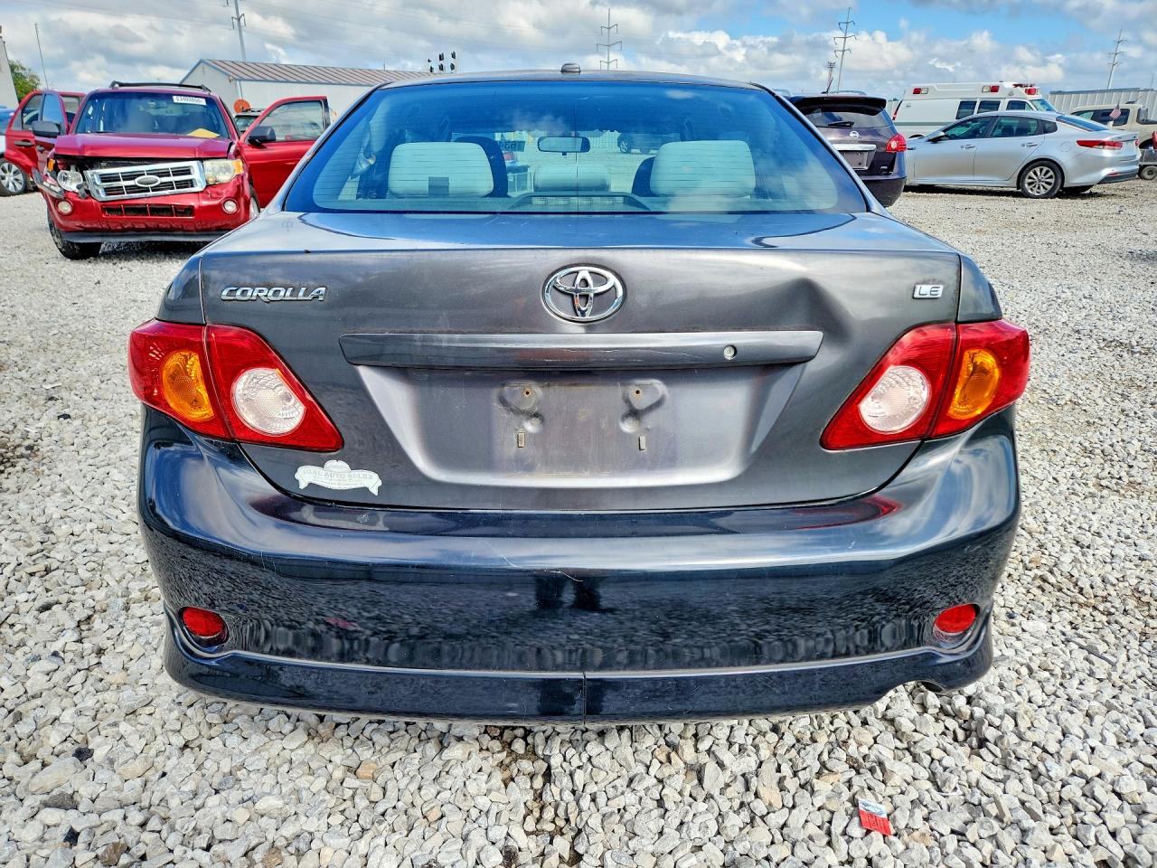 2009 Toyota Corolla Le Gray vin: JTDBL40E69J002572