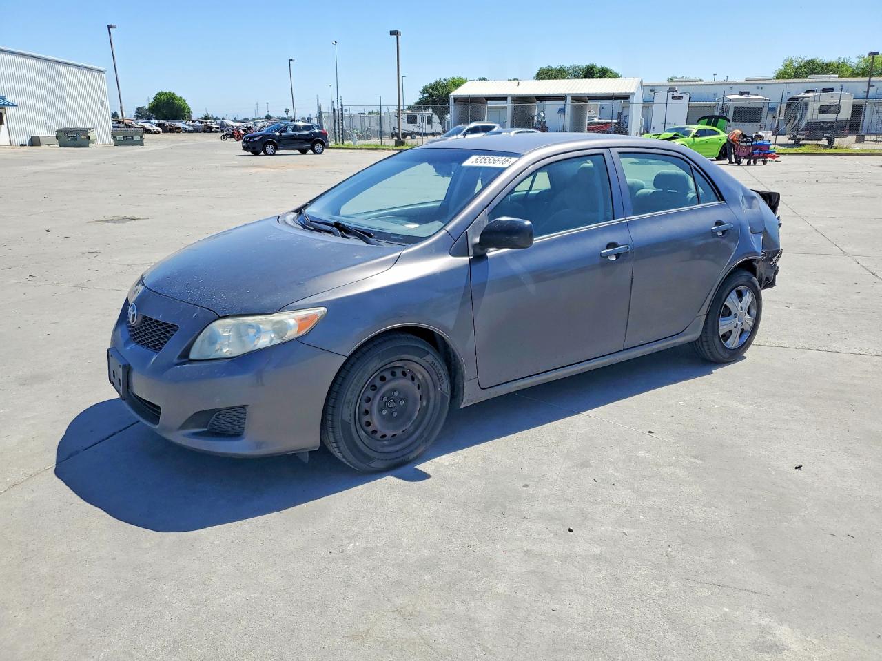 2009 Toyota Corolla Base Gray vin: JTDBL40E69J006122