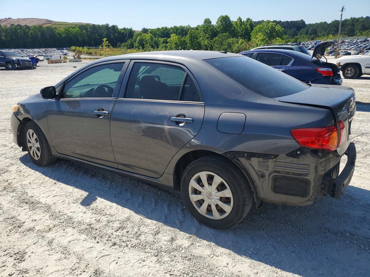2009 Toyota Corolla Le Gray vin: JTDBL40E799084121