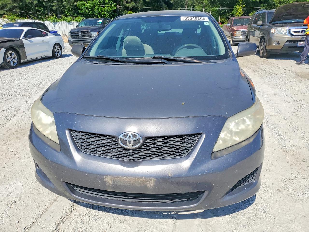 2009 Toyota Corolla Le Gray vin: JTDBL40E799084121