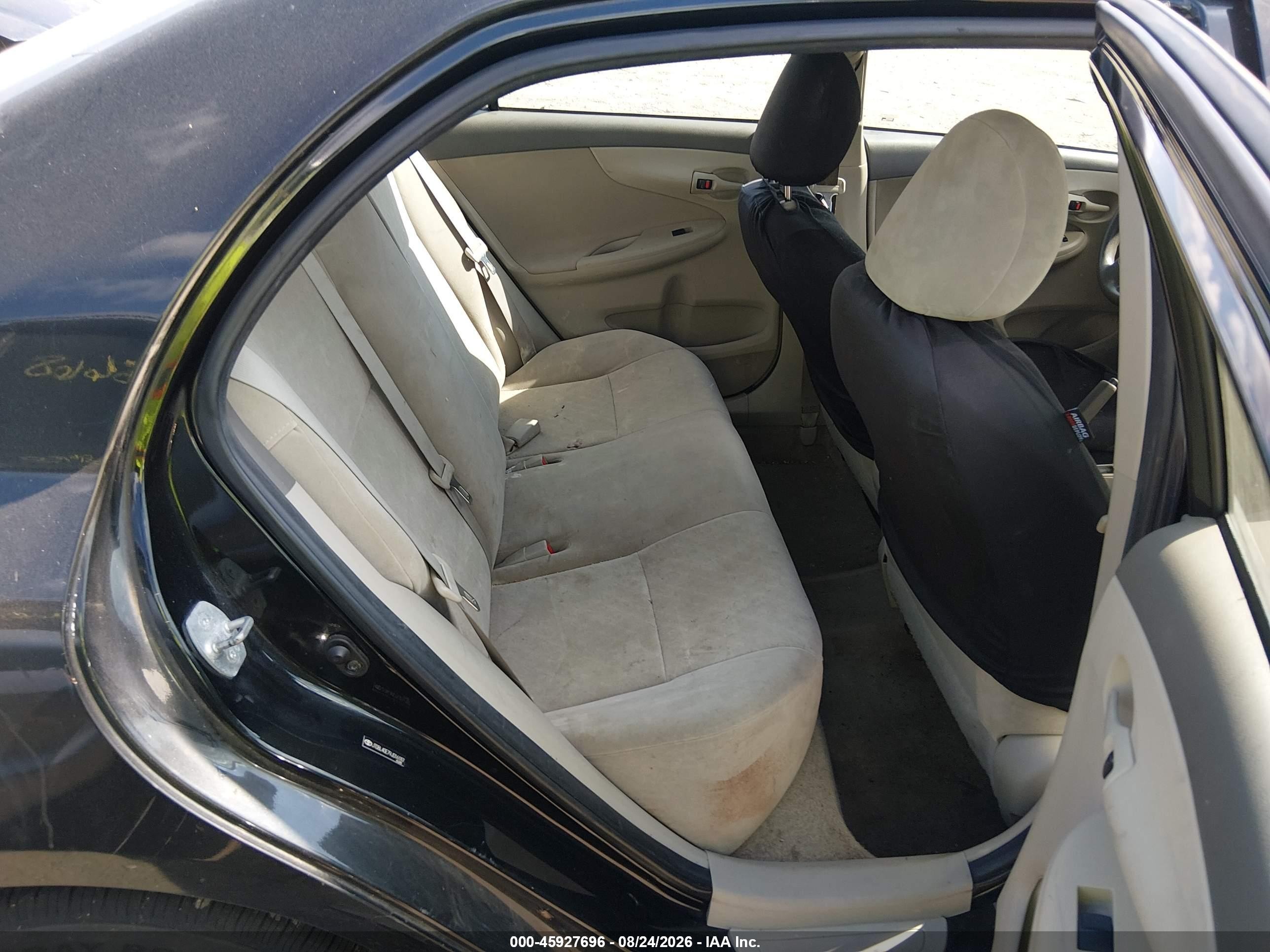 2009 Toyota Corolla Le Черный vin: JTDBL40E79J016187