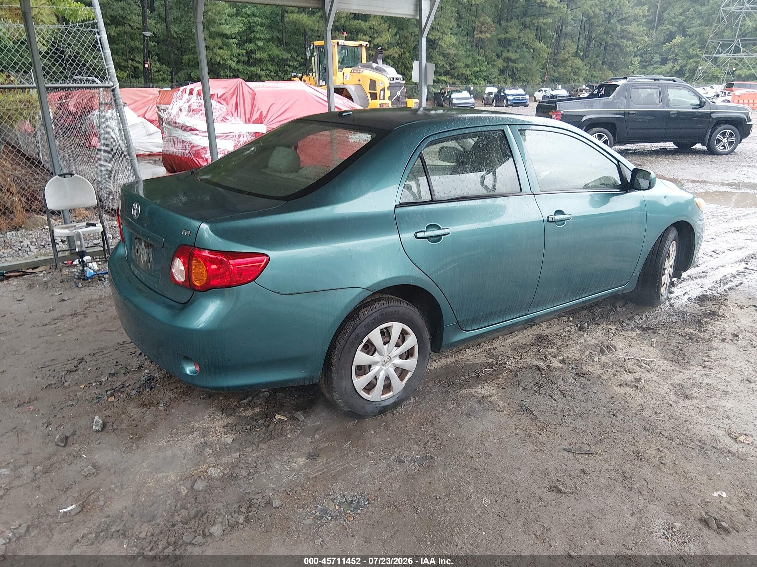 2009 Toyota Corolla Le Green vin: JTDBL40E79J044071