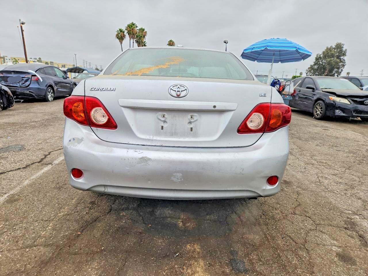 2009 Toyota Corolla Le Silver vin: JTDBL40E79J046399