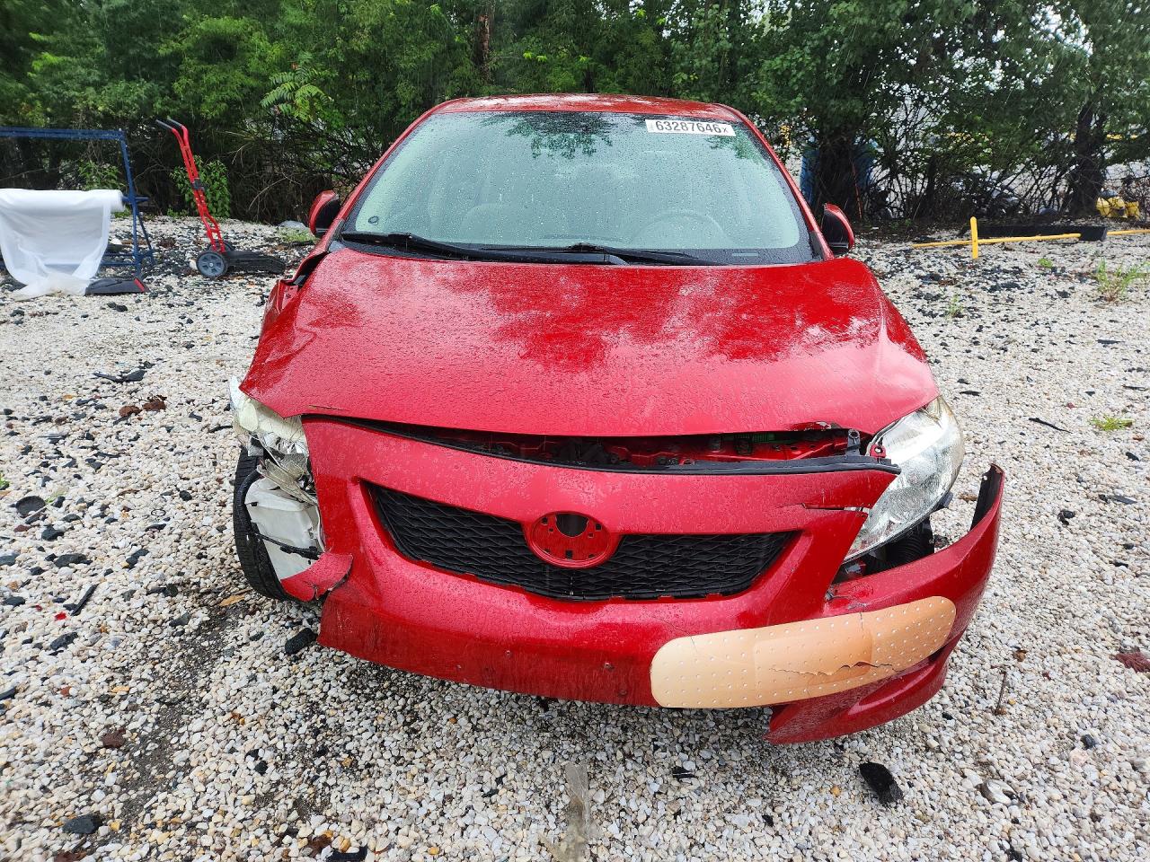 2009 Toyota Corolla Le Red vin: JTDBL40E79J047925