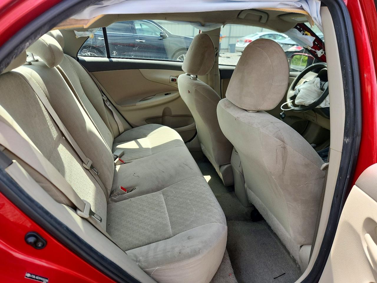 2009 Toyota Corolla Le Red vin: JTDBL40E899083088