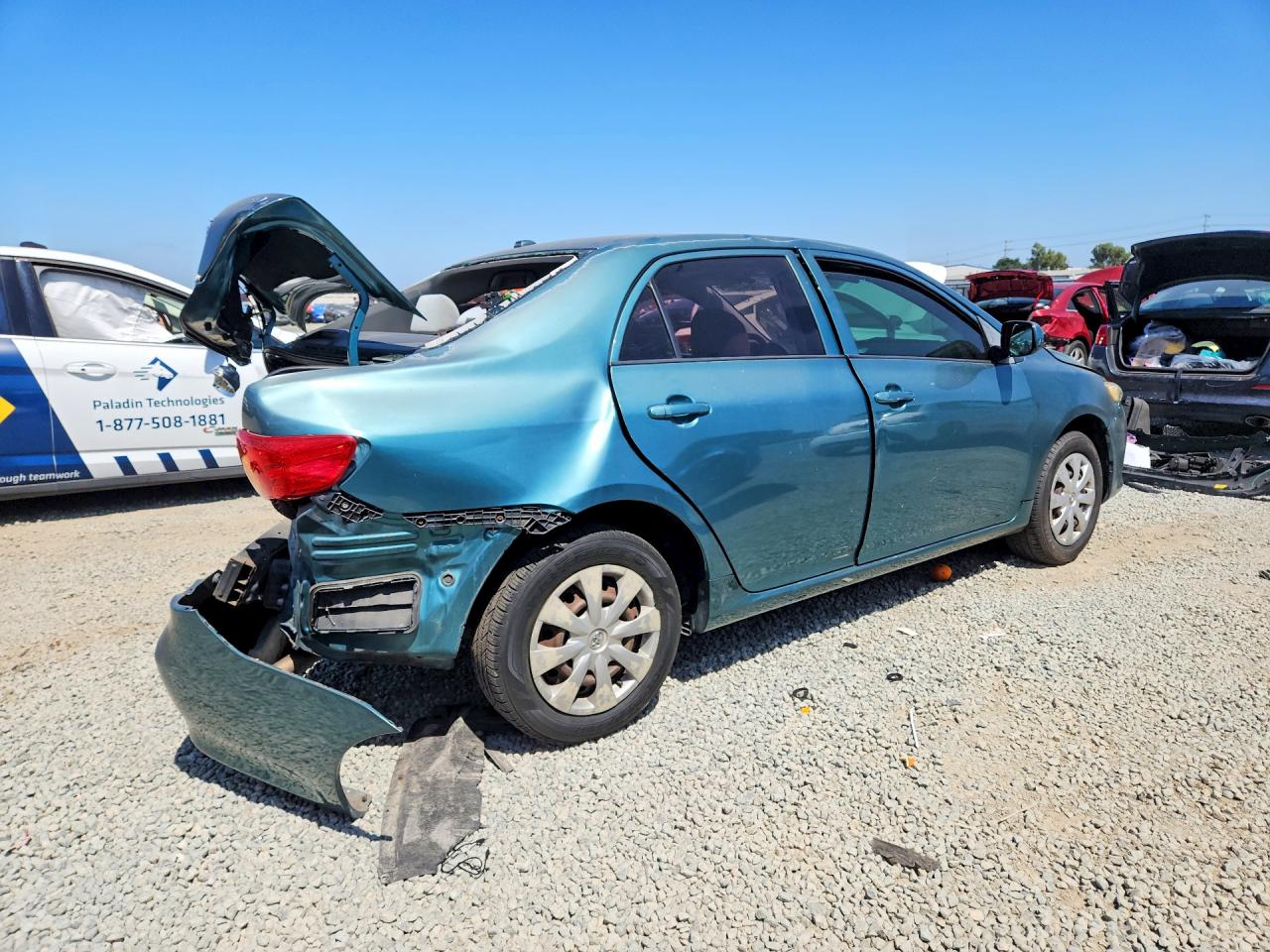 2009 Toyota Corolla Le Green vin: JTDBL40E899085469
