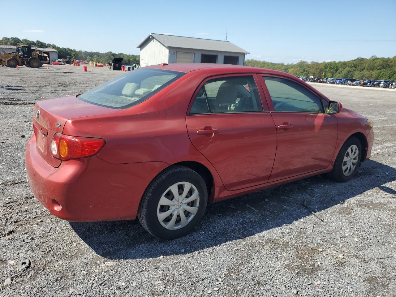 2009 Toyota Corolla Red vin: JTDBL40E89J006123