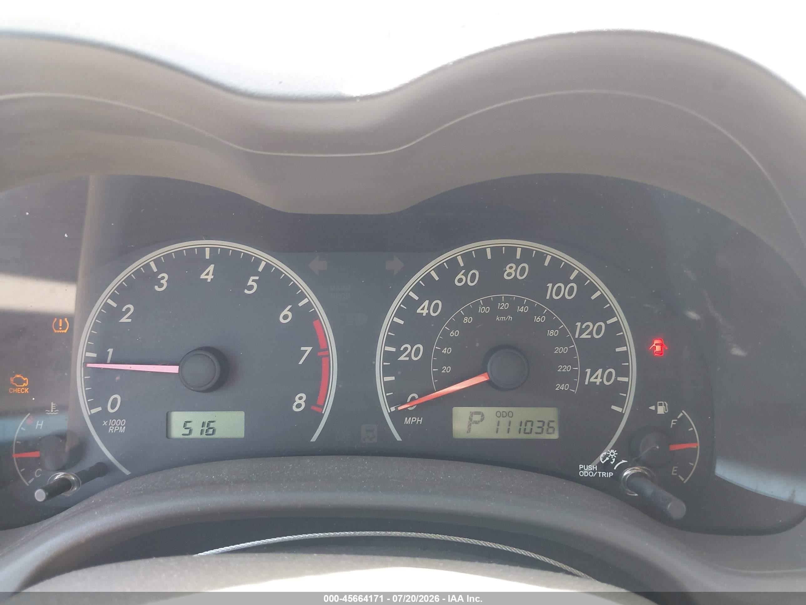 2009 Toyota Corolla Le Red vin: JTDBL40E89J007479