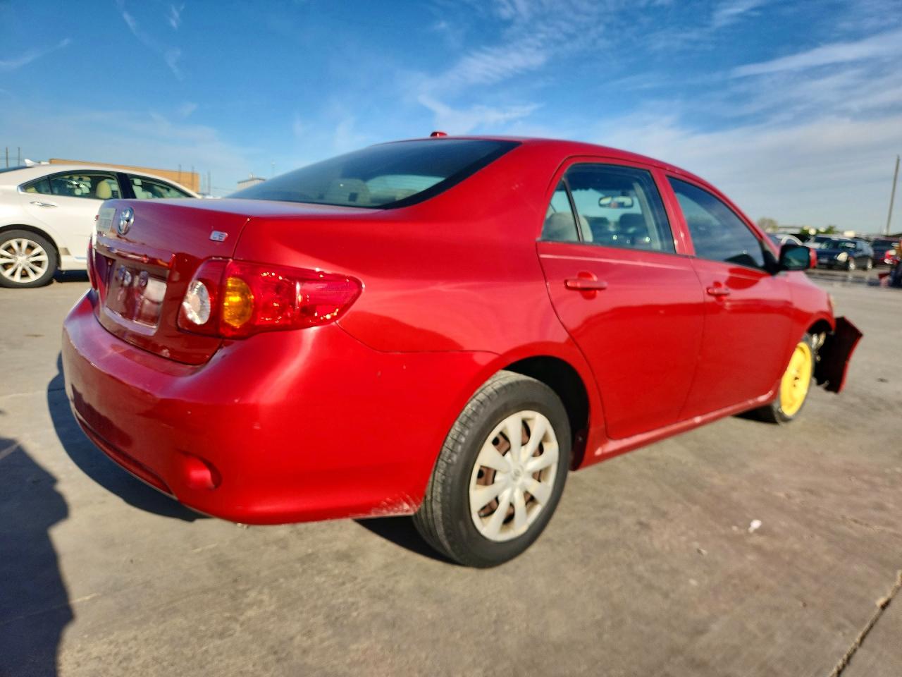 2009 Toyota Corolla Le Red vin: JTDBL40E89J021060