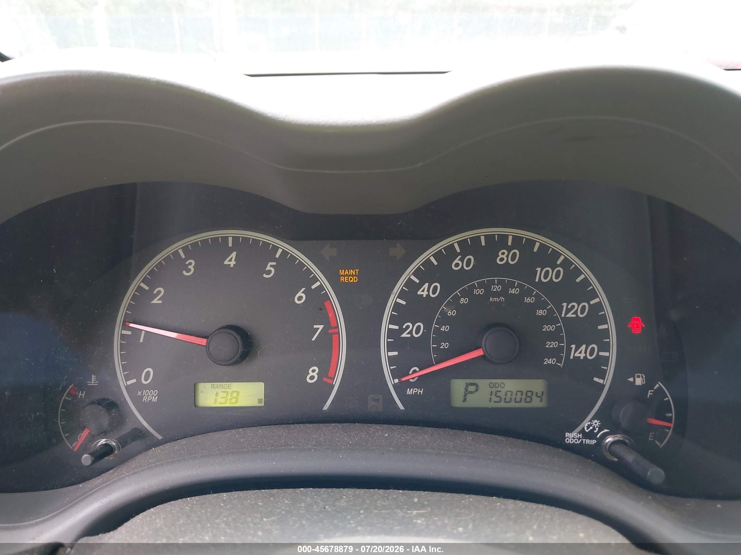 2009 Toyota Corolla Le Серый vin: JTDBL40E89J038246