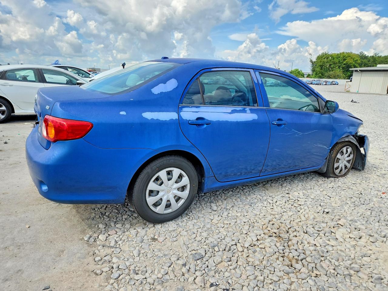 2009 Toyota Corolla Base Blue vin: JTDBL40E89J042555