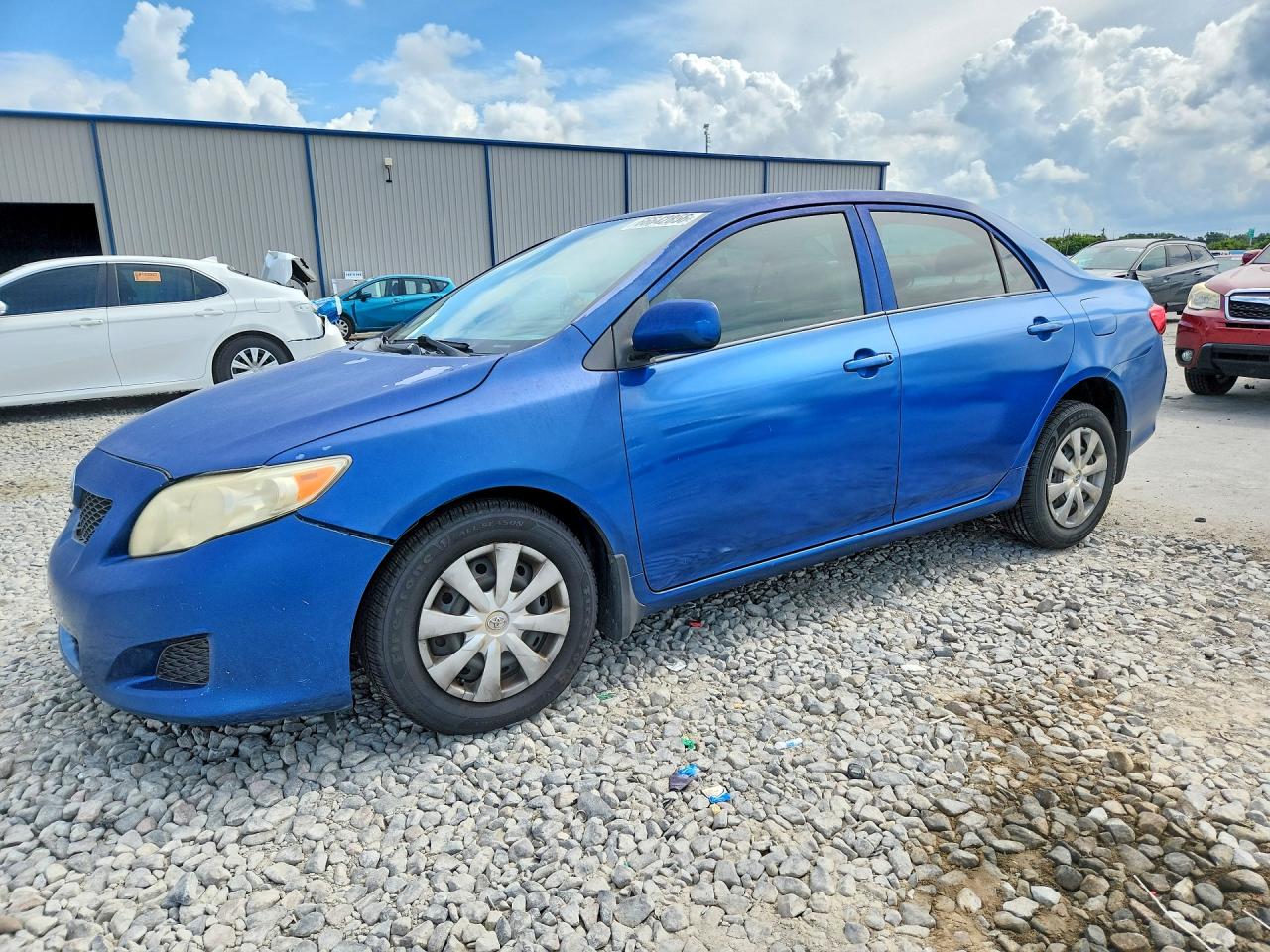 2009 Toyota Corolla Base Blue vin: JTDBL40E89J042555