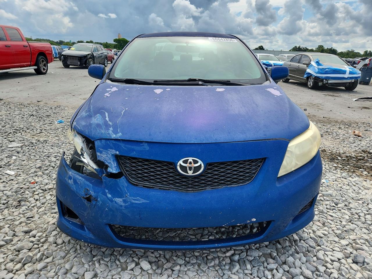 2009 Toyota Corolla Base Blue vin: JTDBL40E89J042555